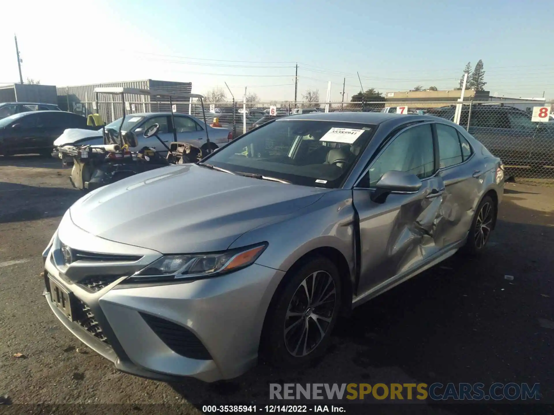 2 Photograph of a damaged car 4T1B11HK8KU209124 TOYOTA CAMRY 2019