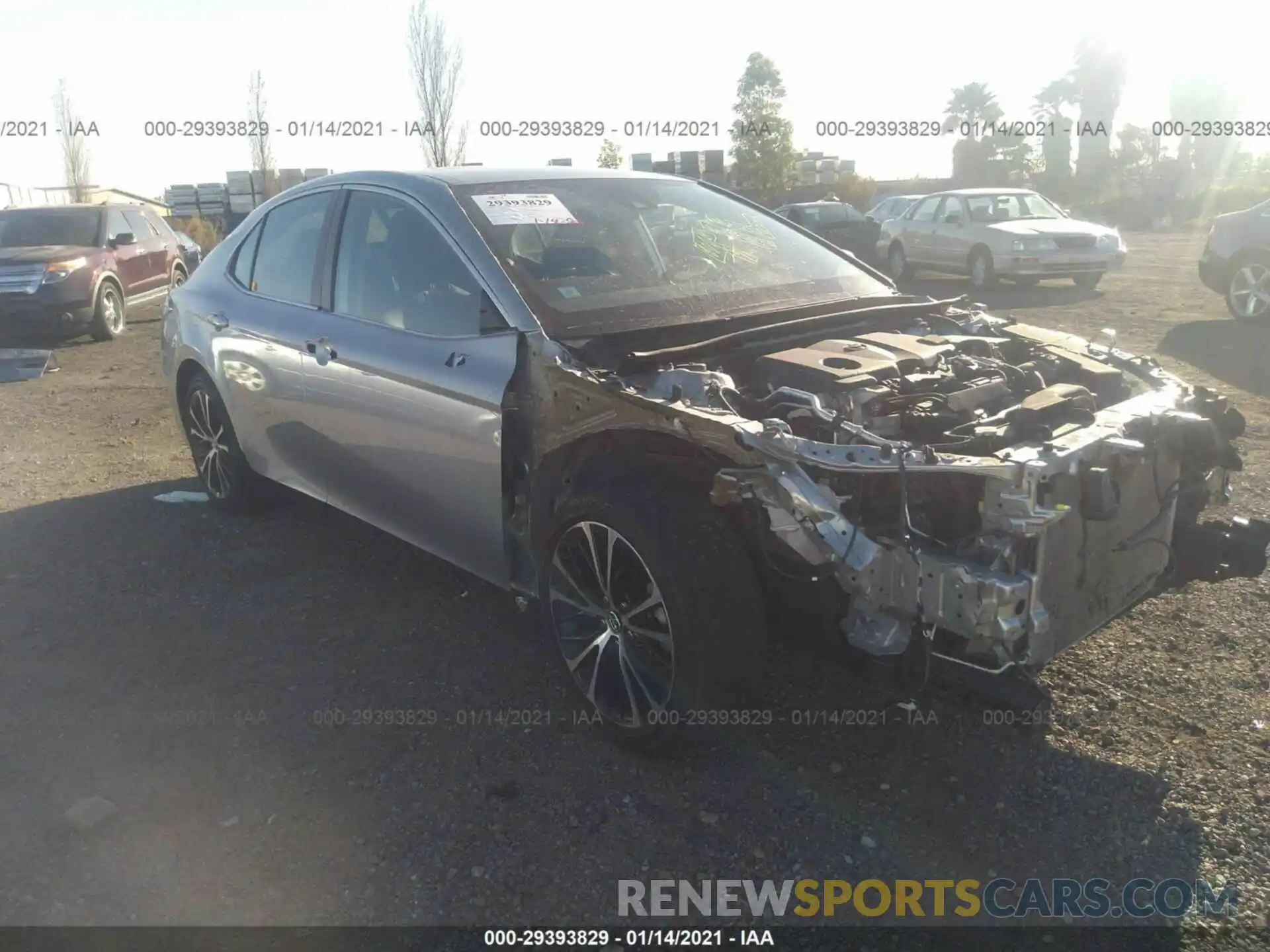 1 Photograph of a damaged car 4T1B11HK8KU211536 TOYOTA CAMRY 2019