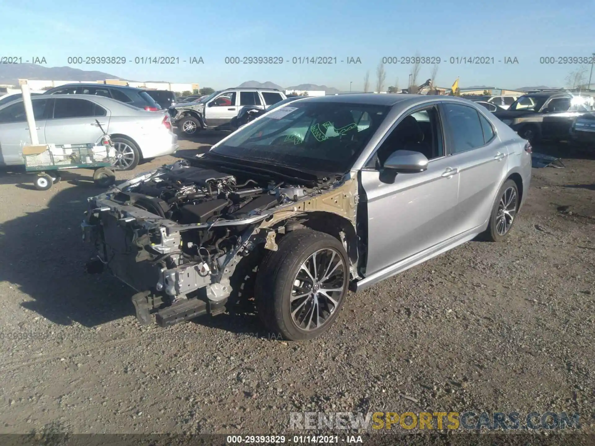 2 Photograph of a damaged car 4T1B11HK8KU211536 TOYOTA CAMRY 2019