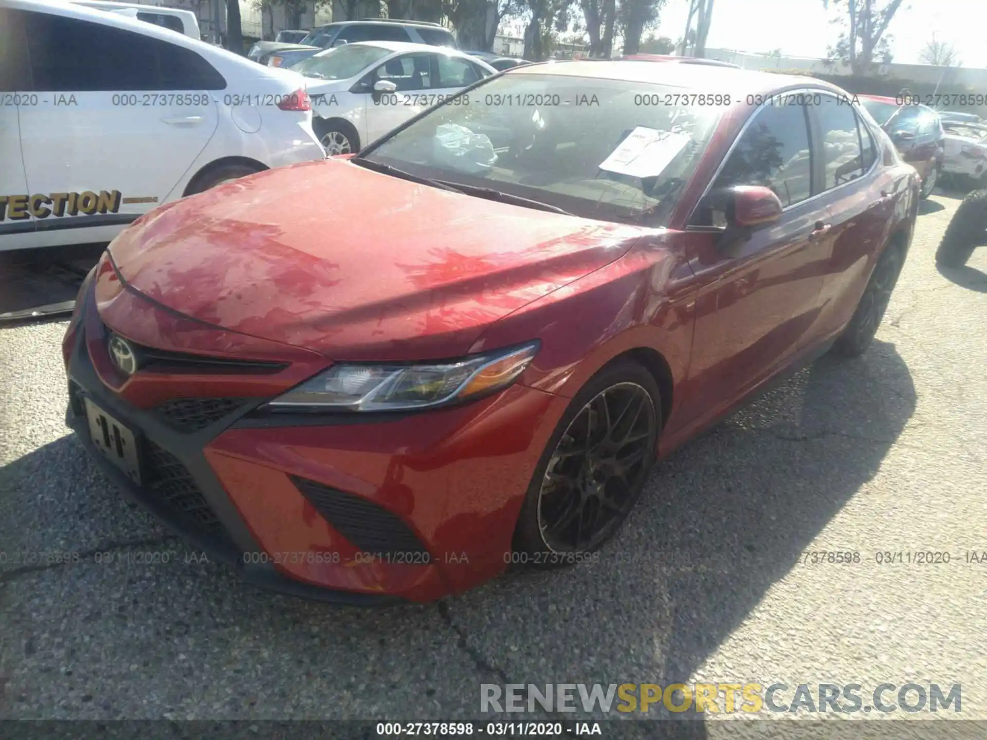 2 Photograph of a damaged car 4T1B11HK8KU212718 TOYOTA CAMRY 2019