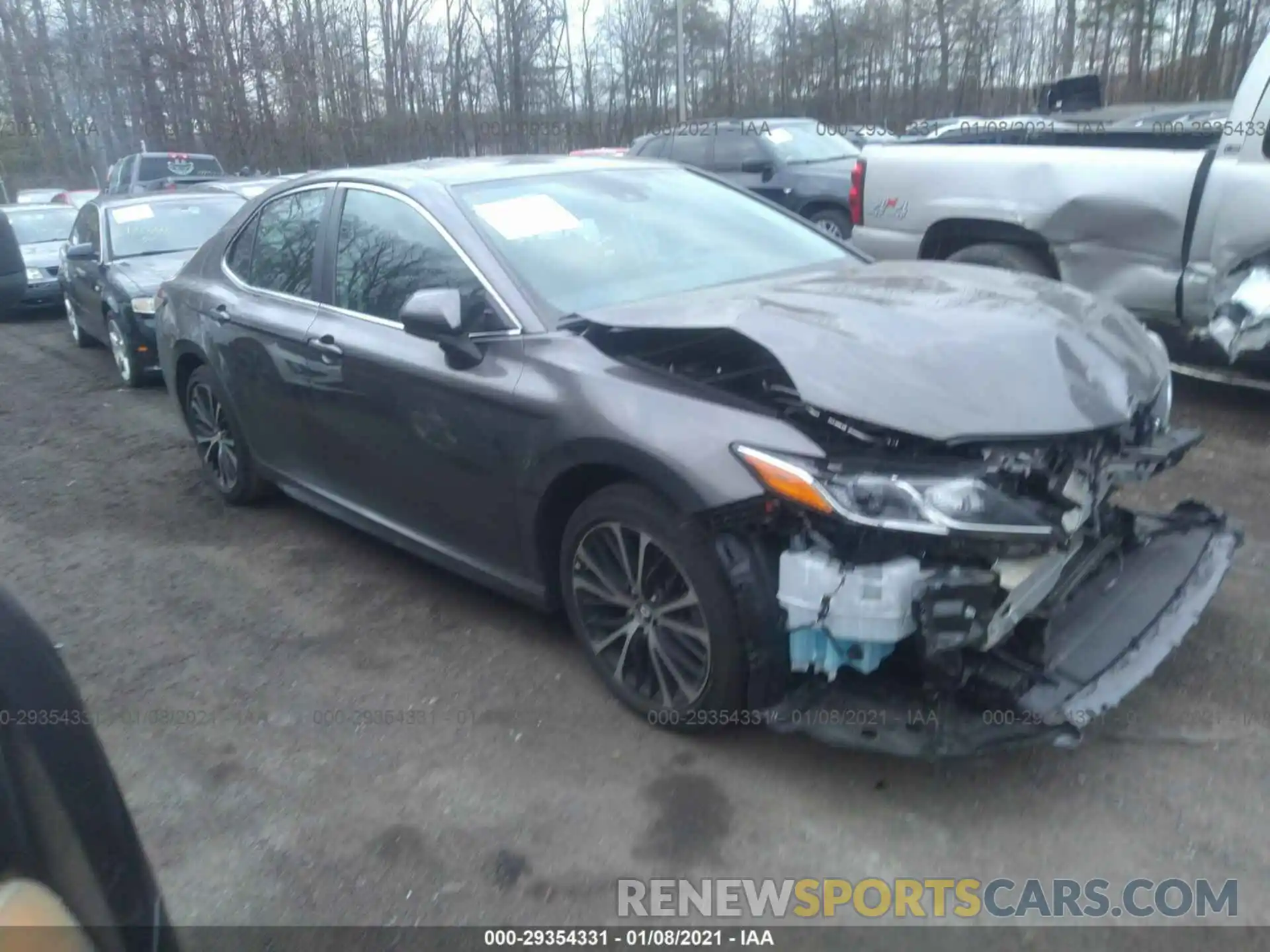 1 Photograph of a damaged car 4T1B11HK8KU221807 TOYOTA CAMRY 2019