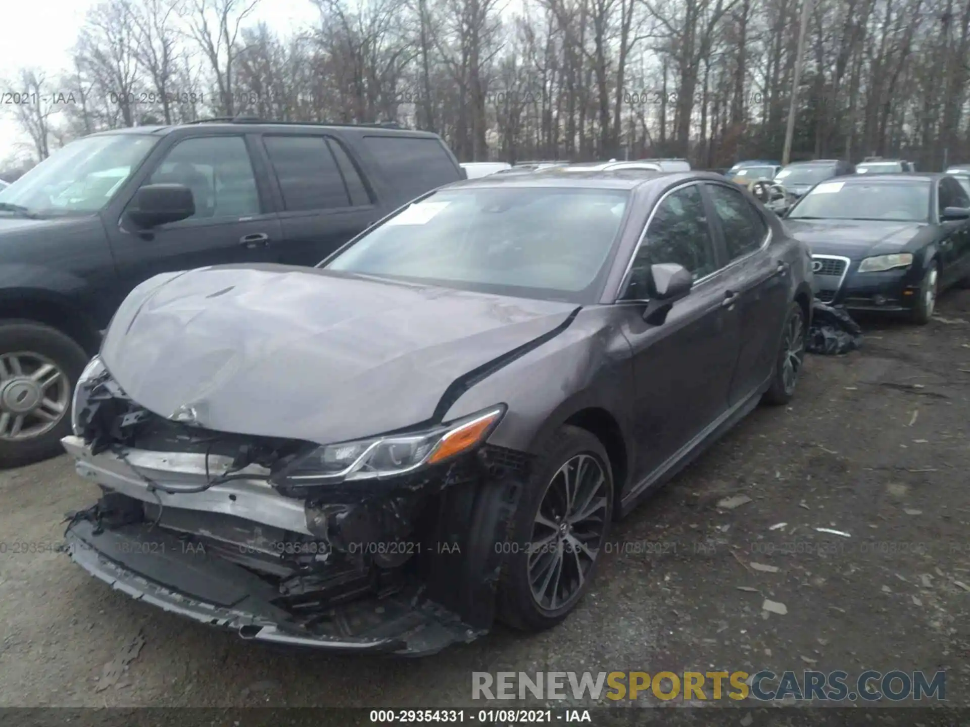 2 Photograph of a damaged car 4T1B11HK8KU221807 TOYOTA CAMRY 2019