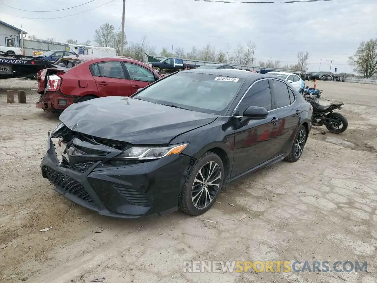 1 Photograph of a damaged car 4T1B11HK8KU228630 TOYOTA CAMRY 2019