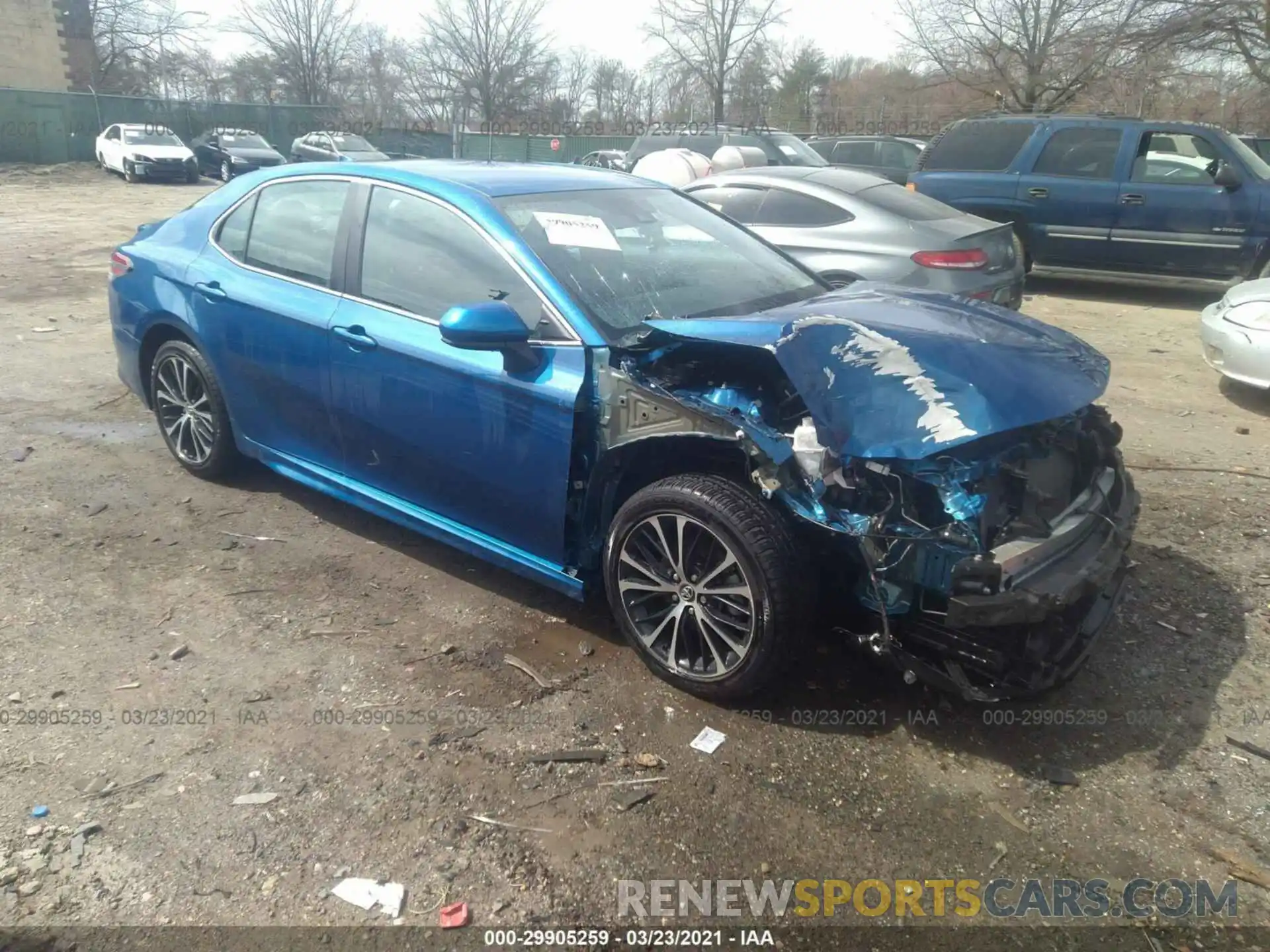 1 Photograph of a damaged car 4T1B11HK8KU230863 TOYOTA CAMRY 2019