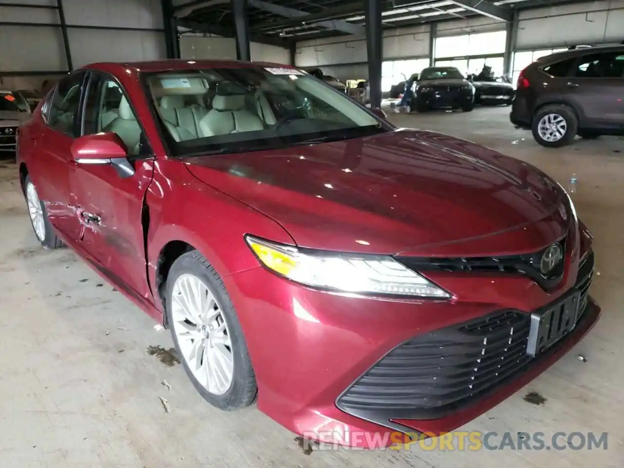 1 Photograph of a damaged car 4T1B11HK8KU236551 TOYOTA CAMRY 2019