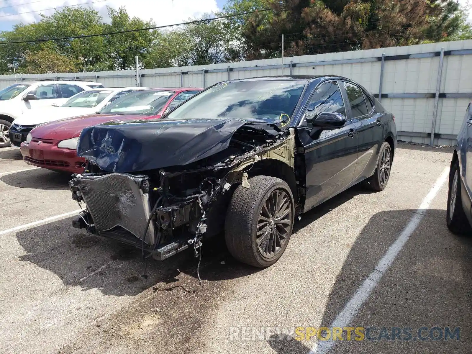 2 Photograph of a damaged car 4T1B11HK8KU236629 TOYOTA CAMRY 2019