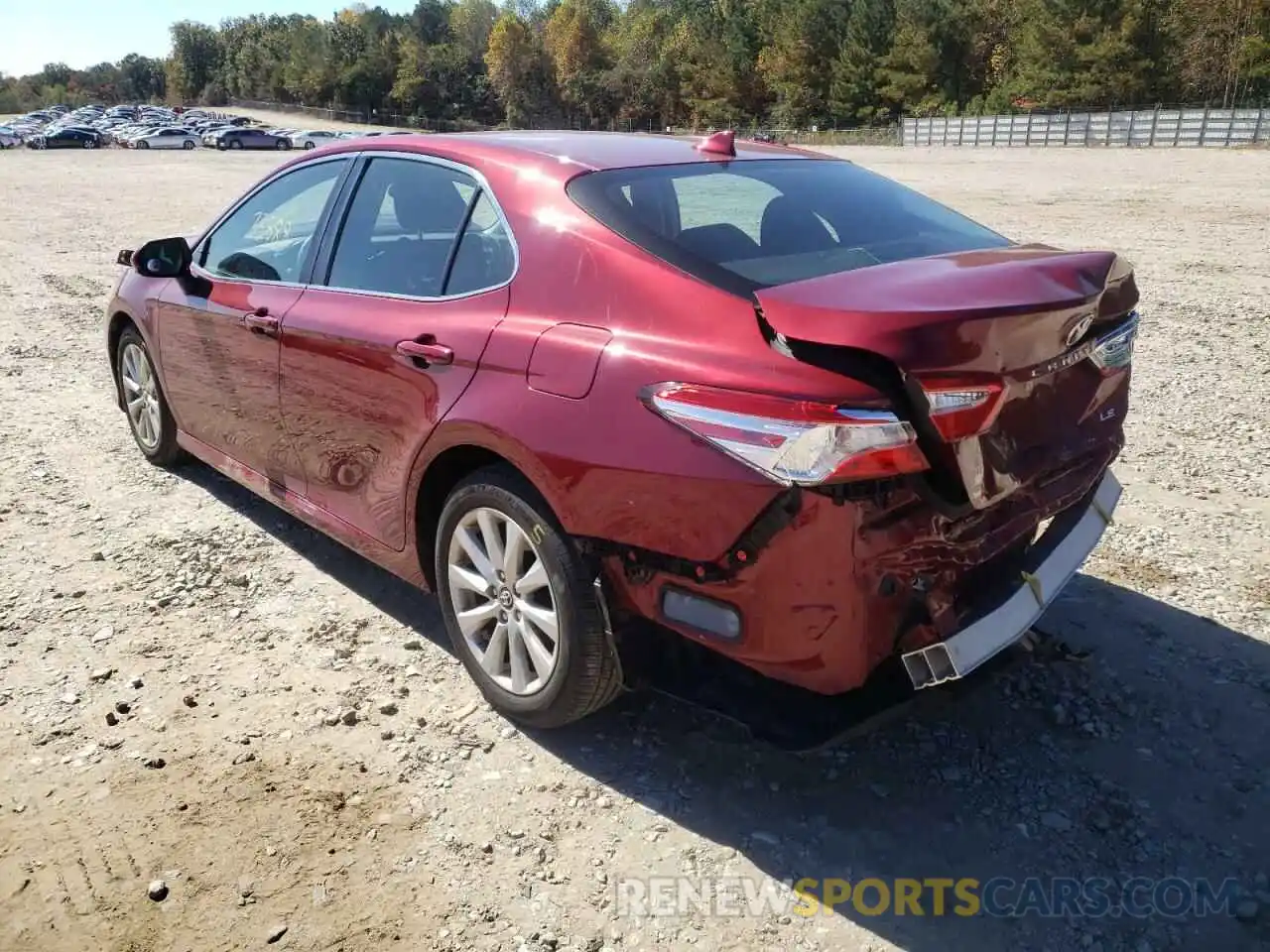 3 Photograph of a damaged car 4T1B11HK8KU237523 TOYOTA CAMRY 2019