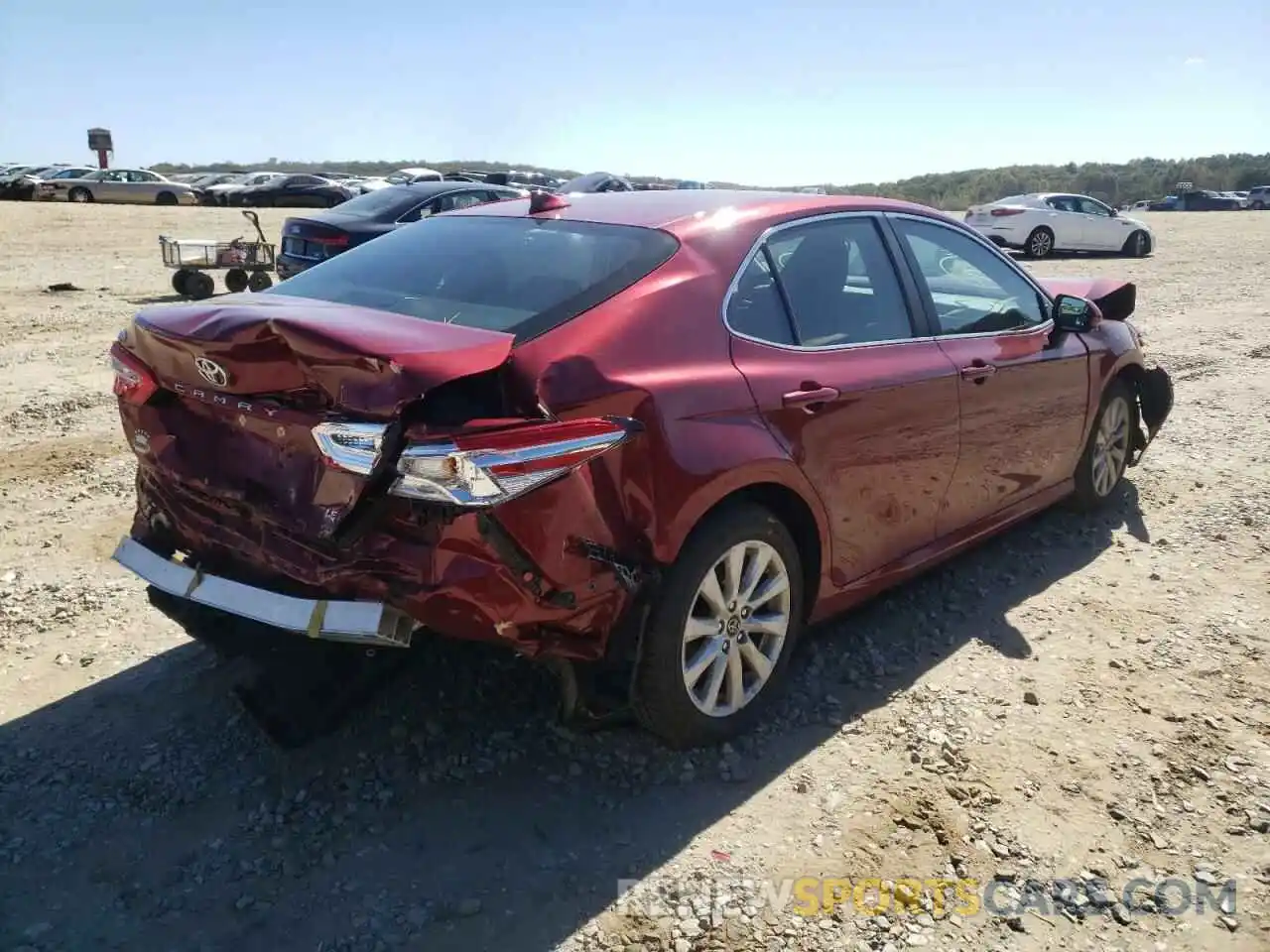 4 Photograph of a damaged car 4T1B11HK8KU237523 TOYOTA CAMRY 2019