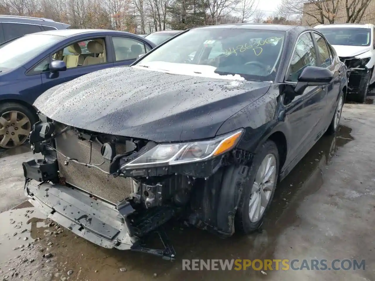 2 Photograph of a damaged car 4T1B11HK8KU238638 TOYOTA CAMRY 2019