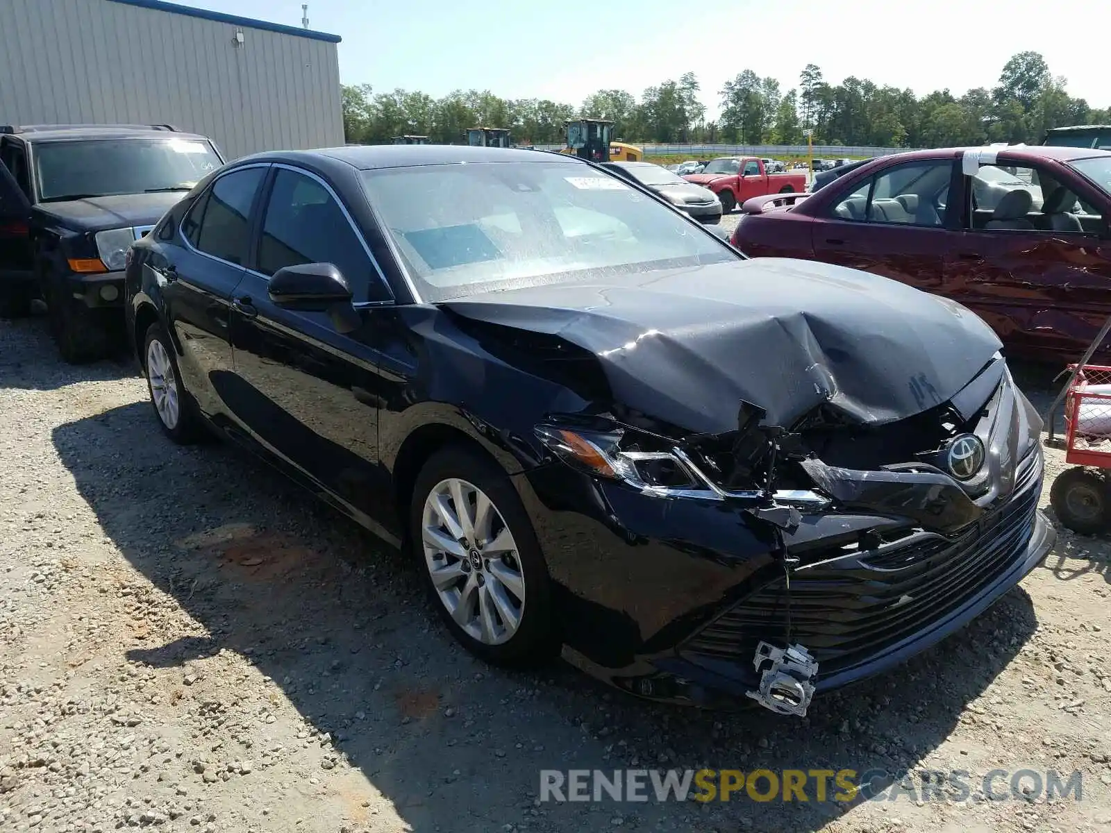 1 Photograph of a damaged car 4T1B11HK8KU239613 TOYOTA CAMRY 2019