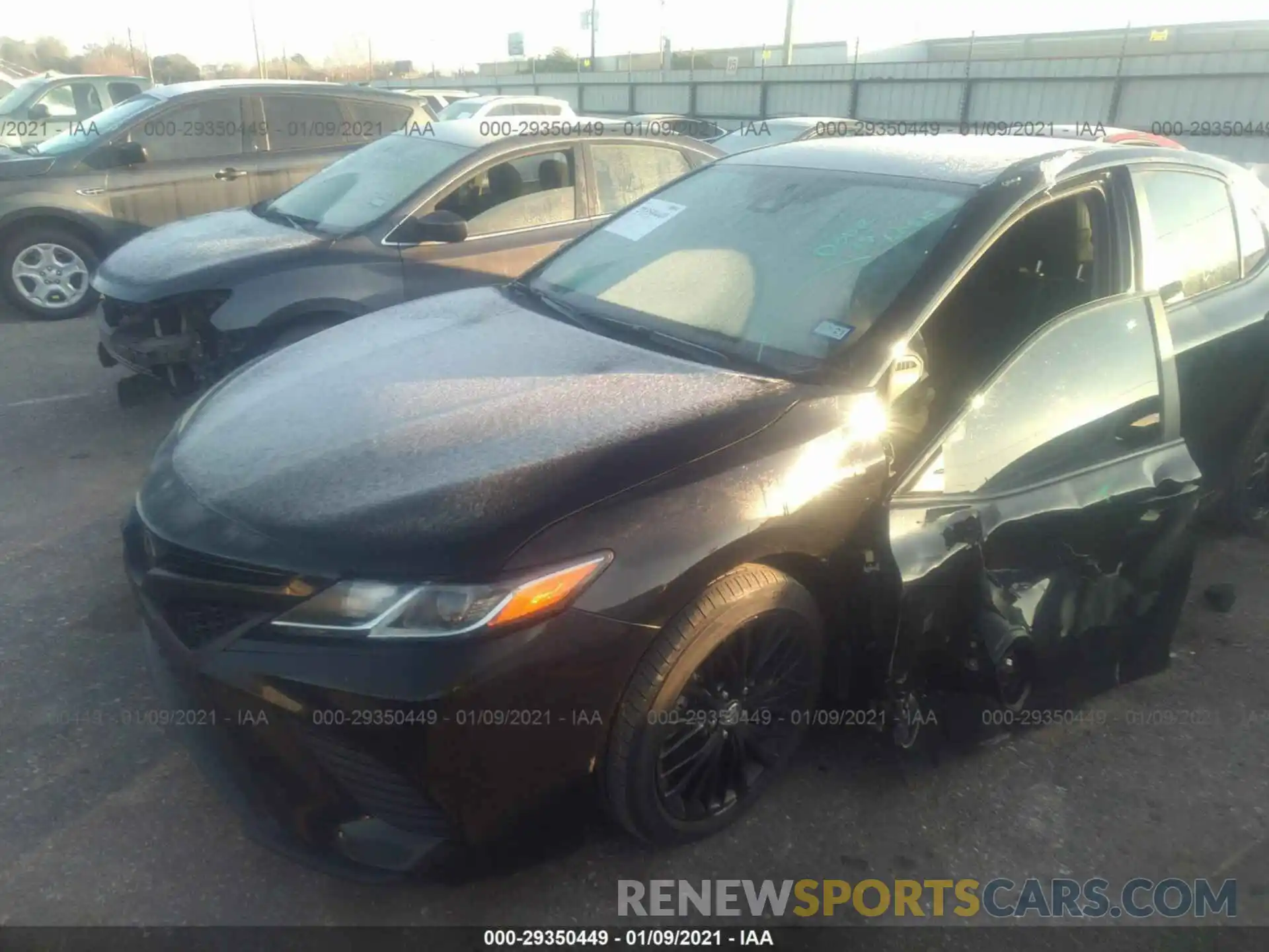 2 Photograph of a damaged car 4T1B11HK8KU243452 TOYOTA CAMRY 2019