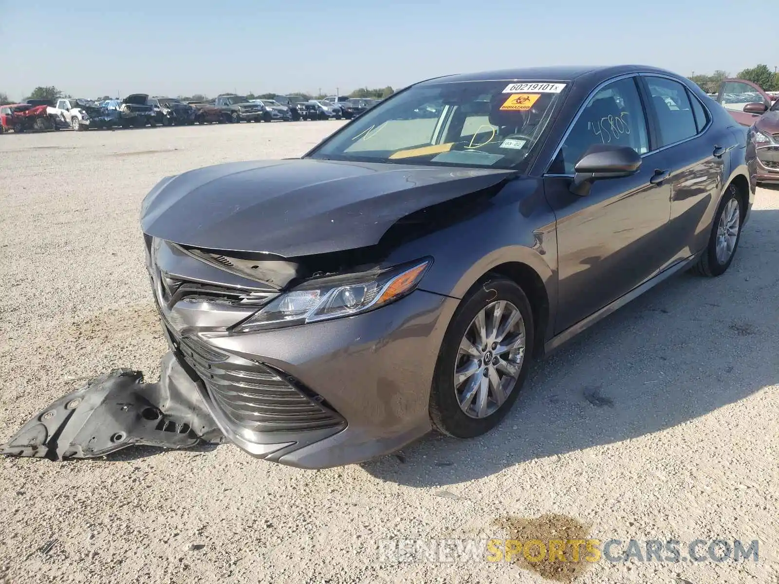 2 Photograph of a damaged car 4T1B11HK8KU245198 TOYOTA CAMRY 2019