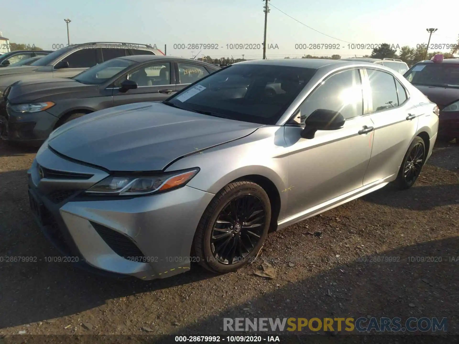 2 Photograph of a damaged car 4T1B11HK8KU245461 TOYOTA CAMRY 2019