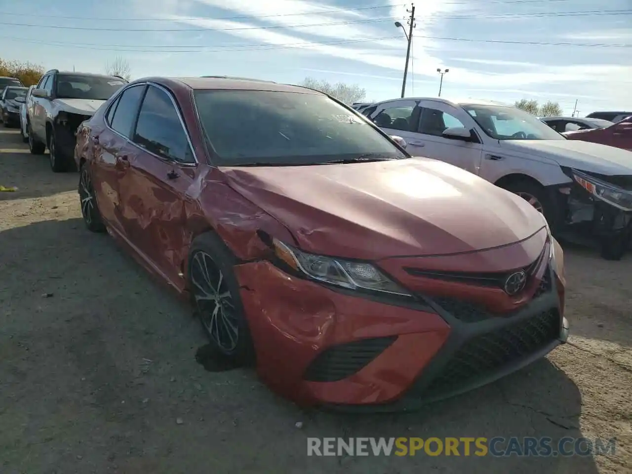 1 Photograph of a damaged car 4T1B11HK8KU245525 TOYOTA CAMRY 2019