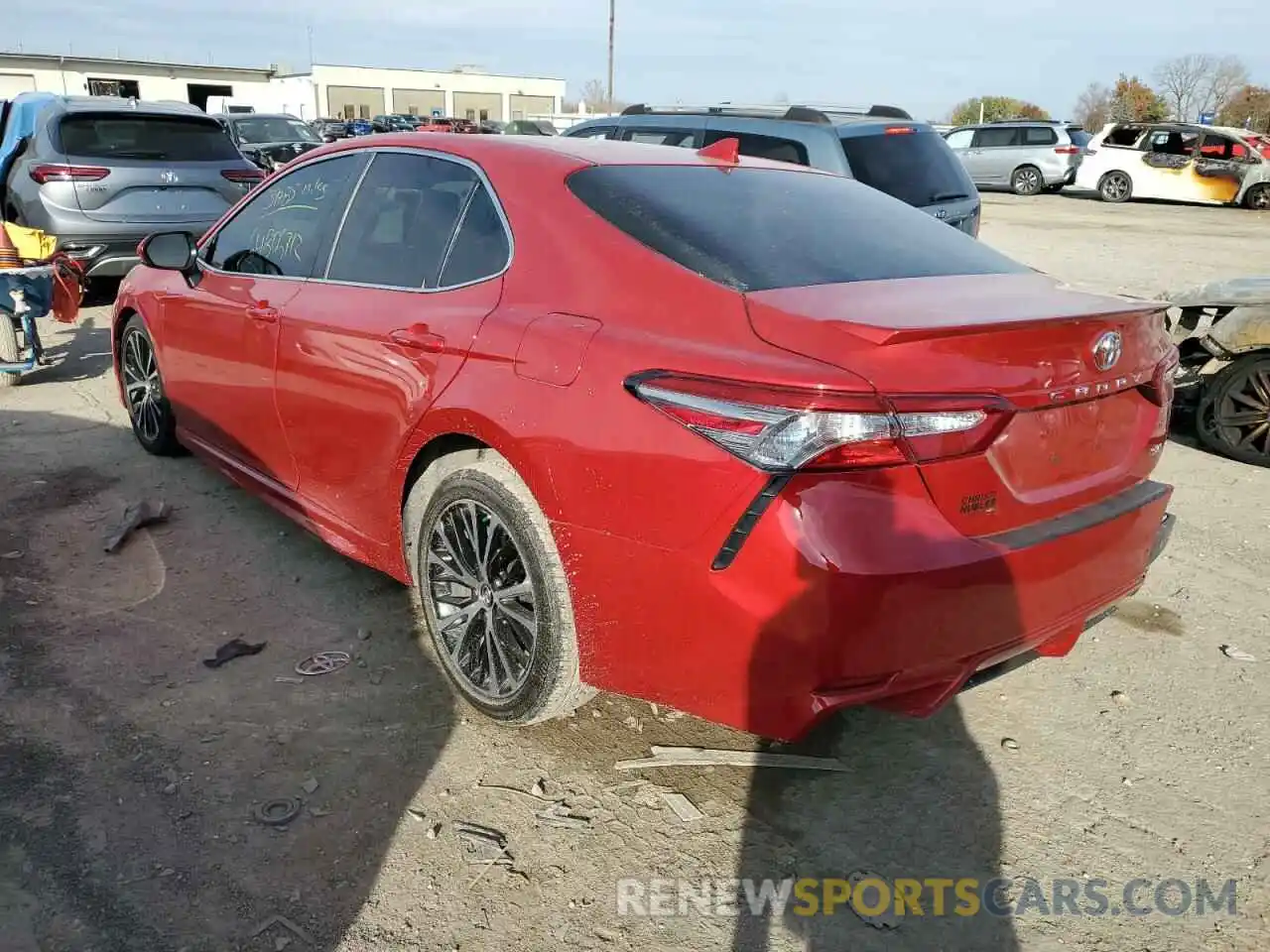 3 Photograph of a damaged car 4T1B11HK8KU245525 TOYOTA CAMRY 2019