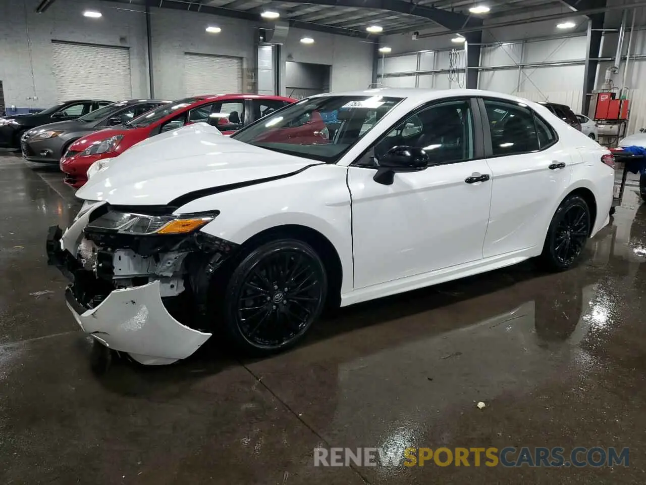 1 Photograph of a damaged car 4T1B11HK8KU247761 TOYOTA CAMRY 2019