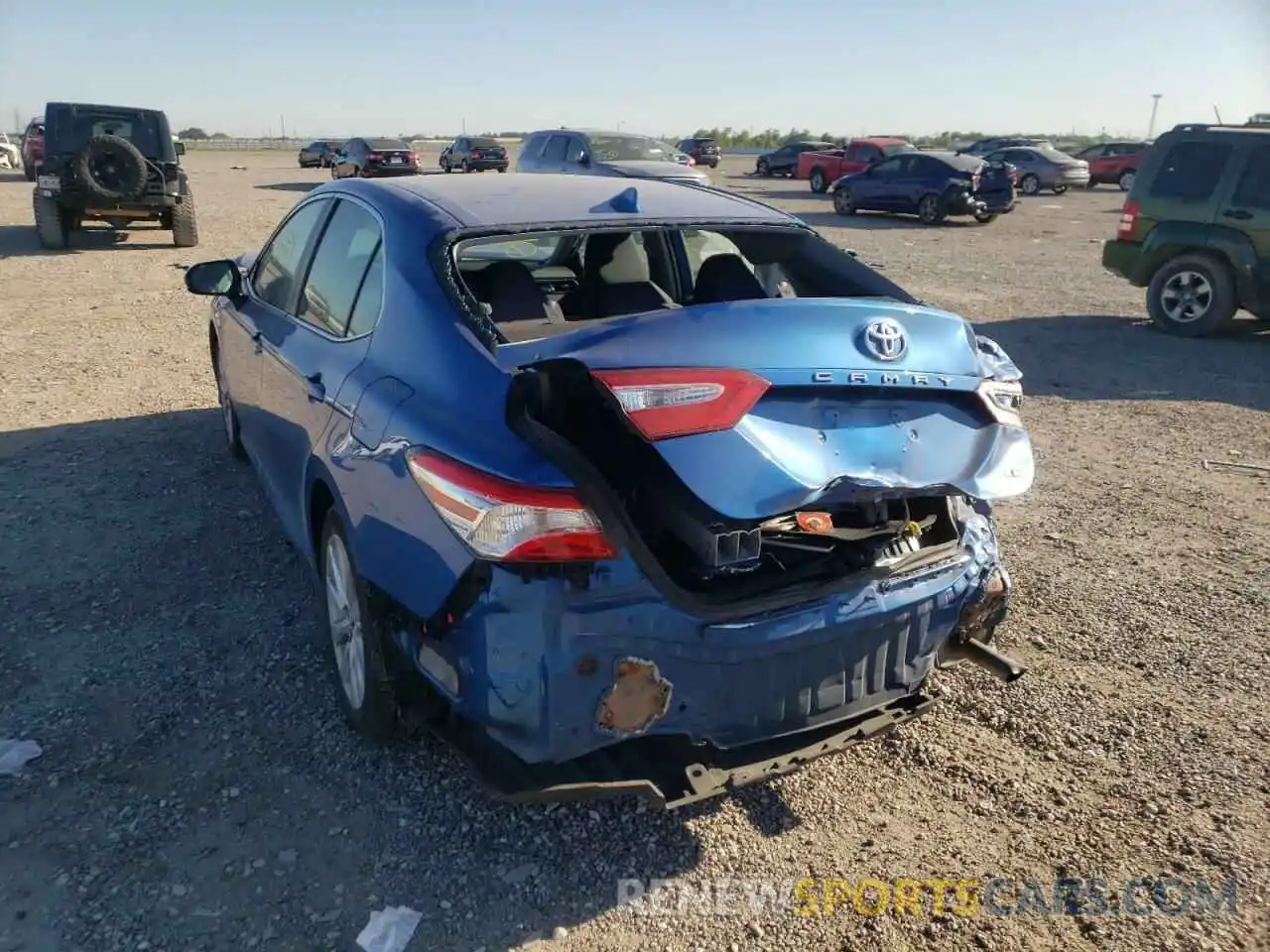 3 Photograph of a damaged car 4T1B11HK8KU252166 TOYOTA CAMRY 2019