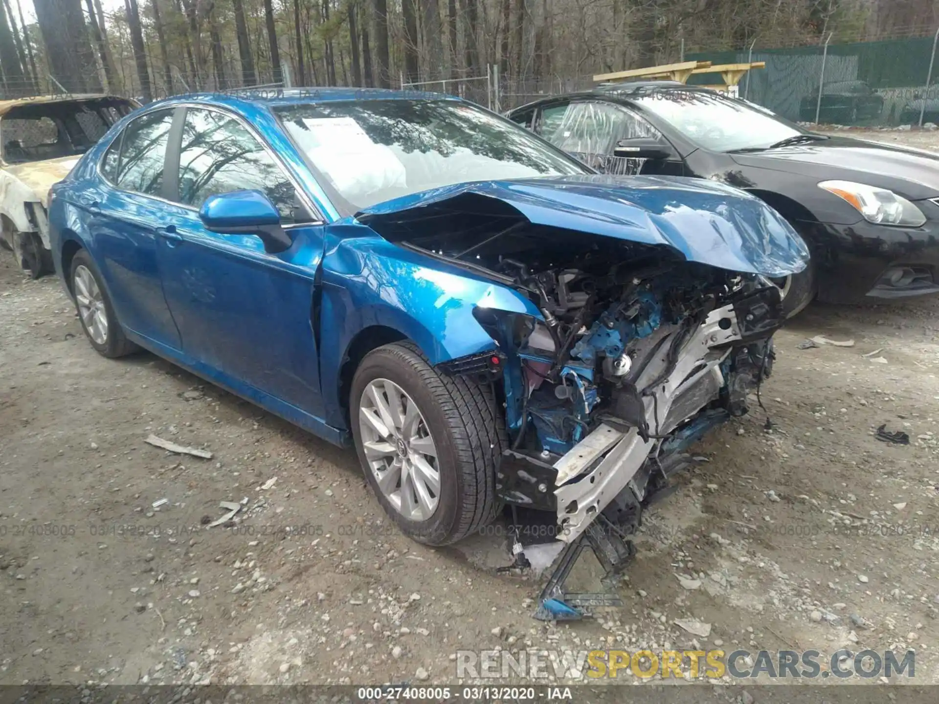 1 Photograph of a damaged car 4T1B11HK8KU252376 TOYOTA CAMRY 2019