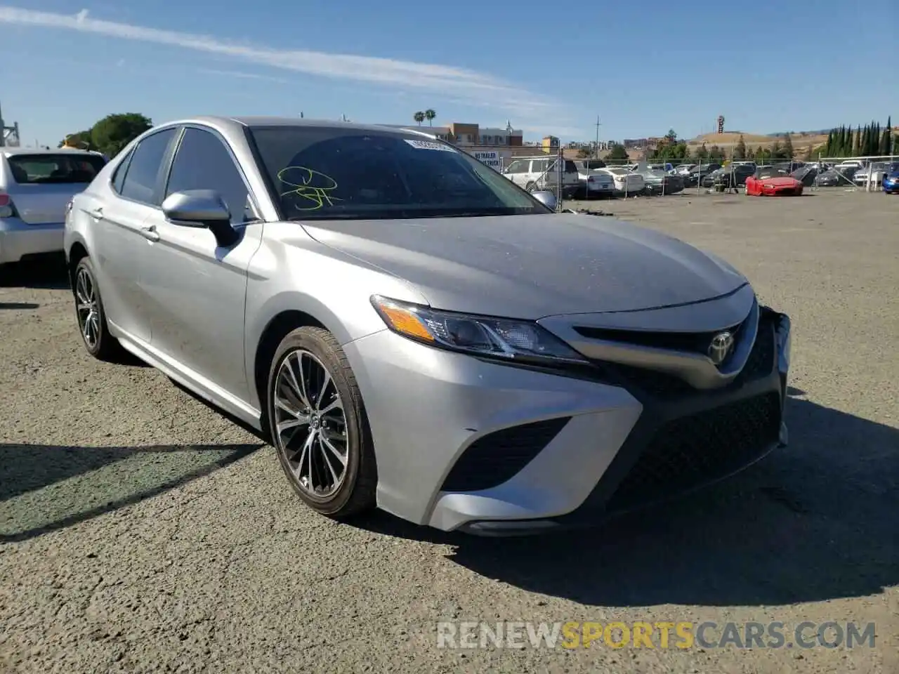 1 Photograph of a damaged car 4T1B11HK8KU252393 TOYOTA CAMRY 2019