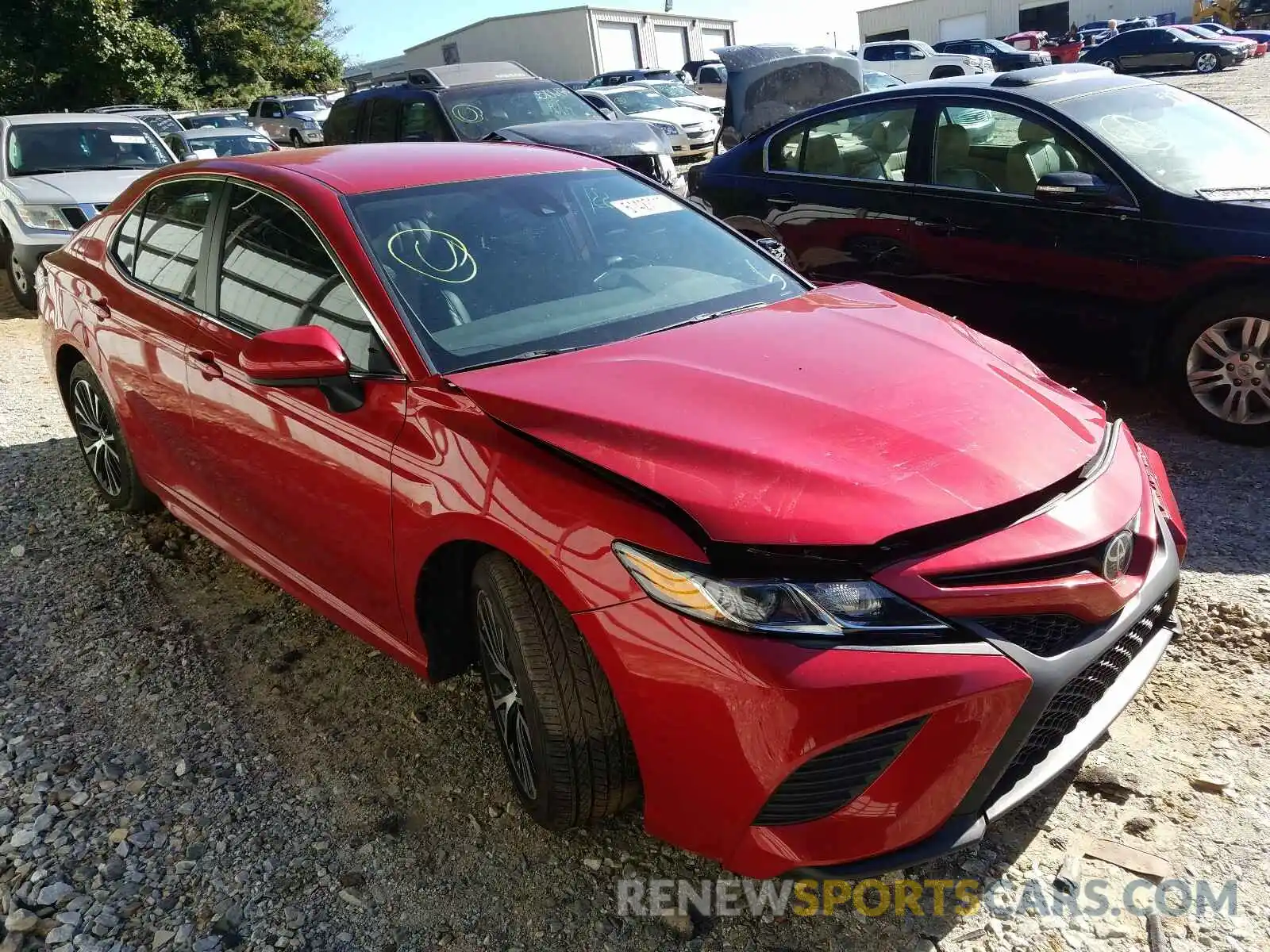 1 Photograph of a damaged car 4T1B11HK8KU254791 TOYOTA CAMRY 2019