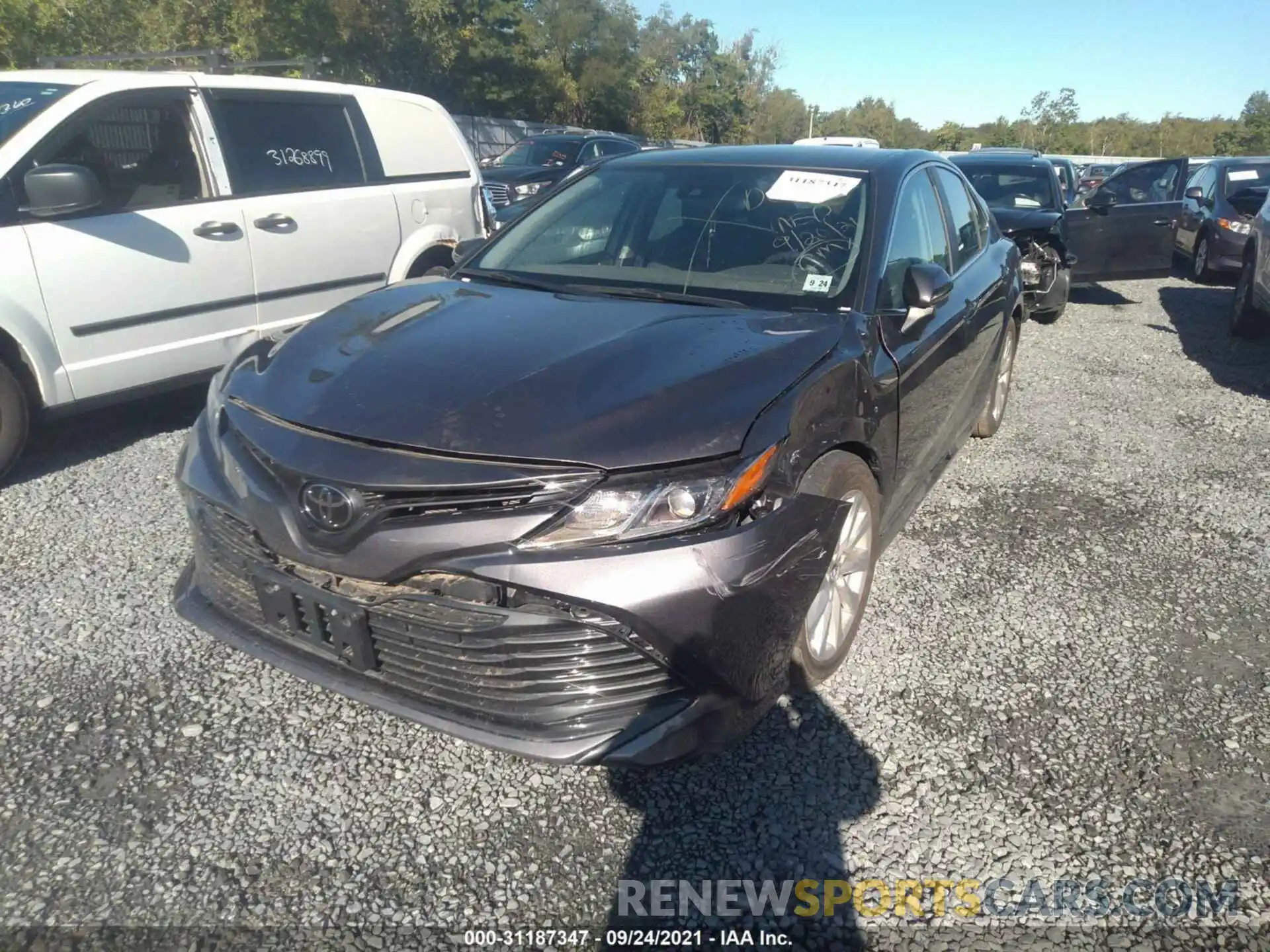 2 Photograph of a damaged car 4T1B11HK8KU255147 TOYOTA CAMRY 2019