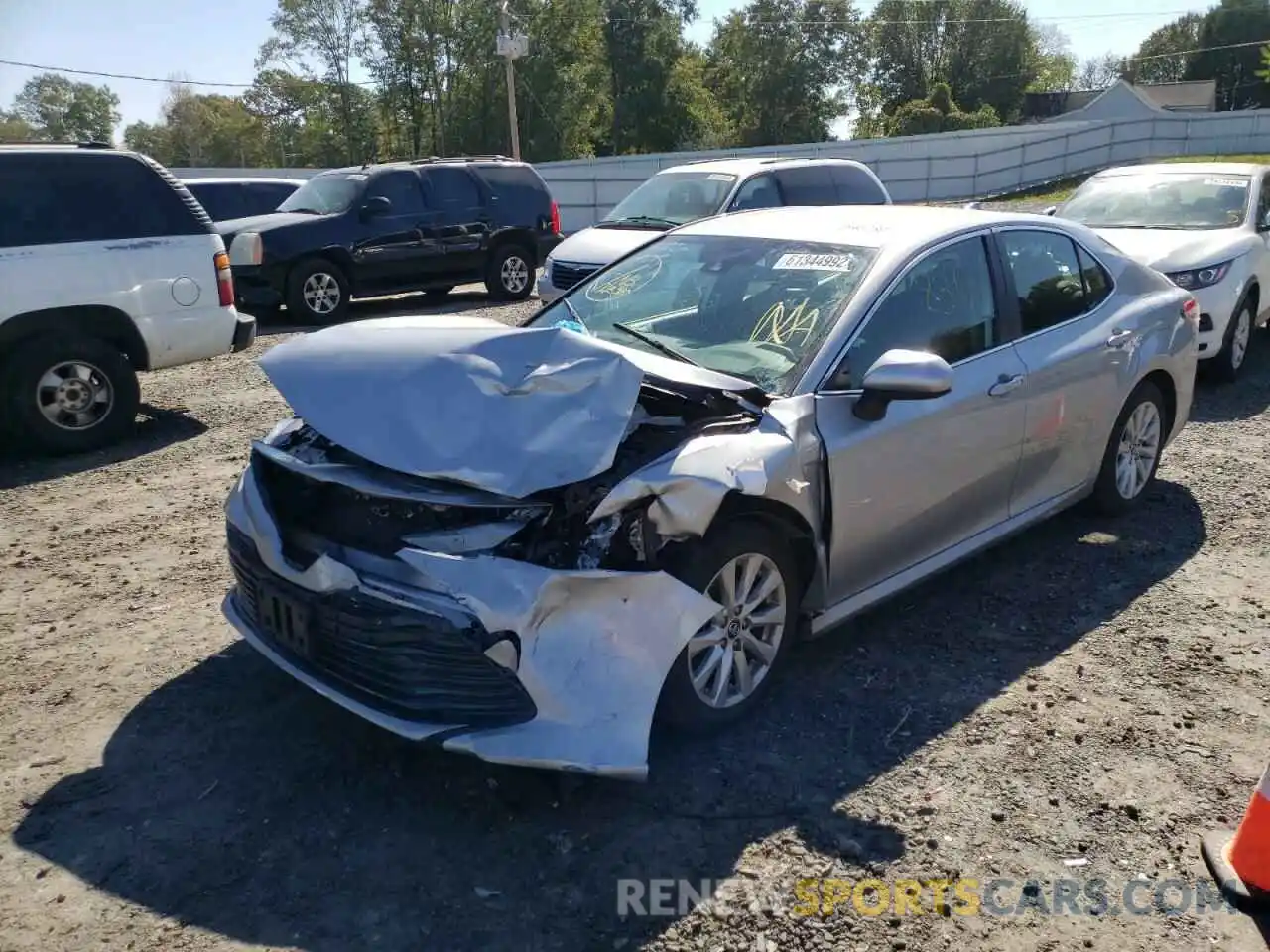 2 Photograph of a damaged car 4T1B11HK8KU257464 TOYOTA CAMRY 2019