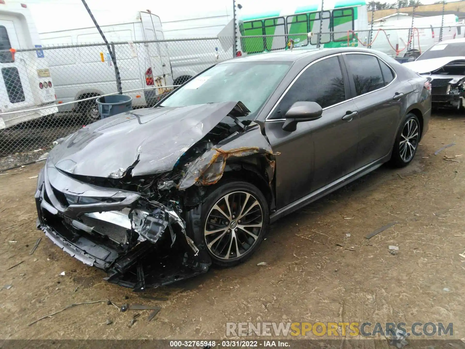 2 Photograph of a damaged car 4T1B11HK8KU272238 TOYOTA CAMRY 2019