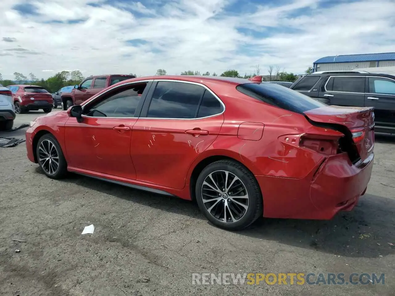 2 Photograph of a damaged car 4T1B11HK8KU273017 TOYOTA CAMRY 2019