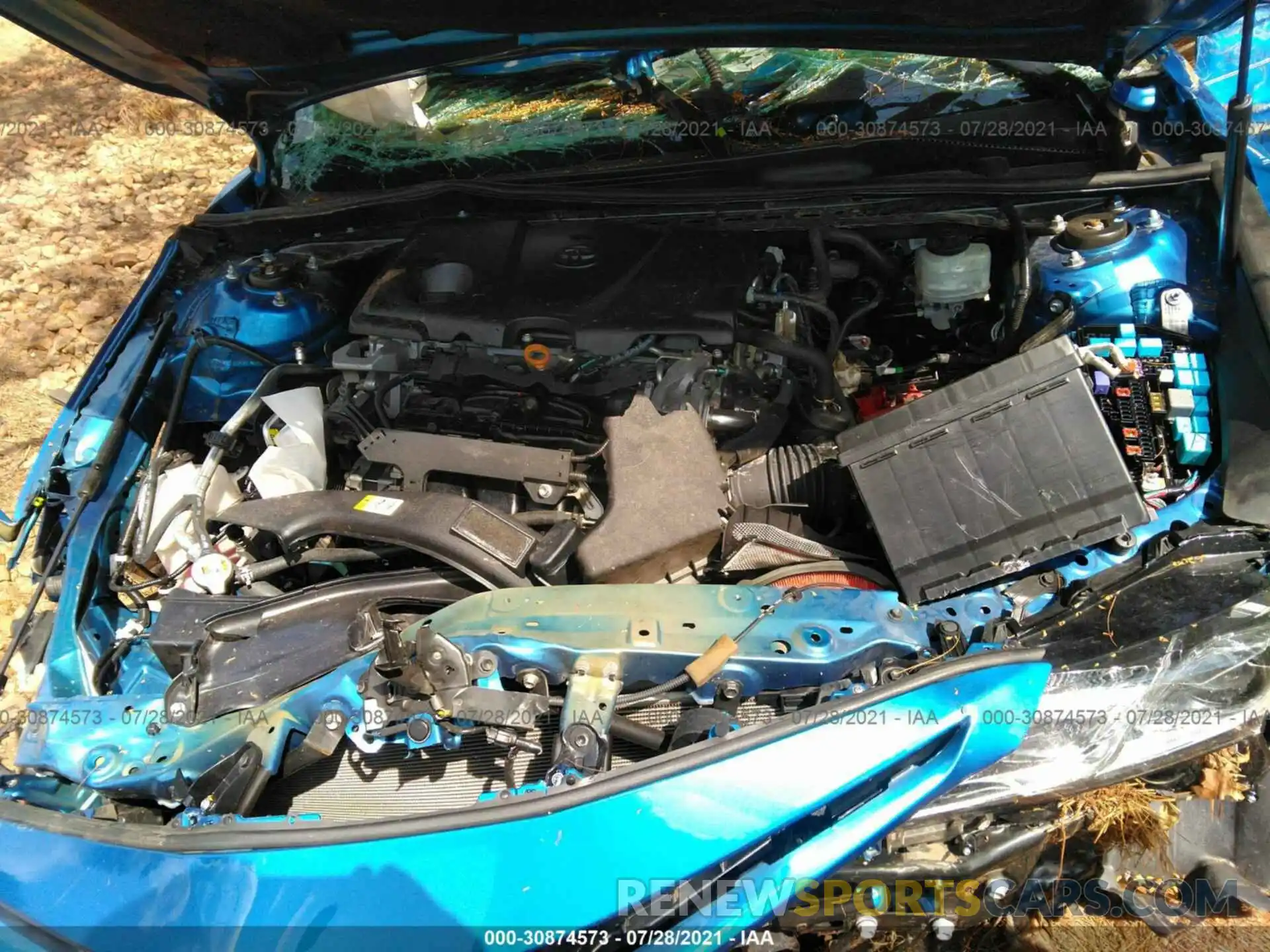 10 Photograph of a damaged car 4T1B11HK8KU275124 TOYOTA CAMRY 2019