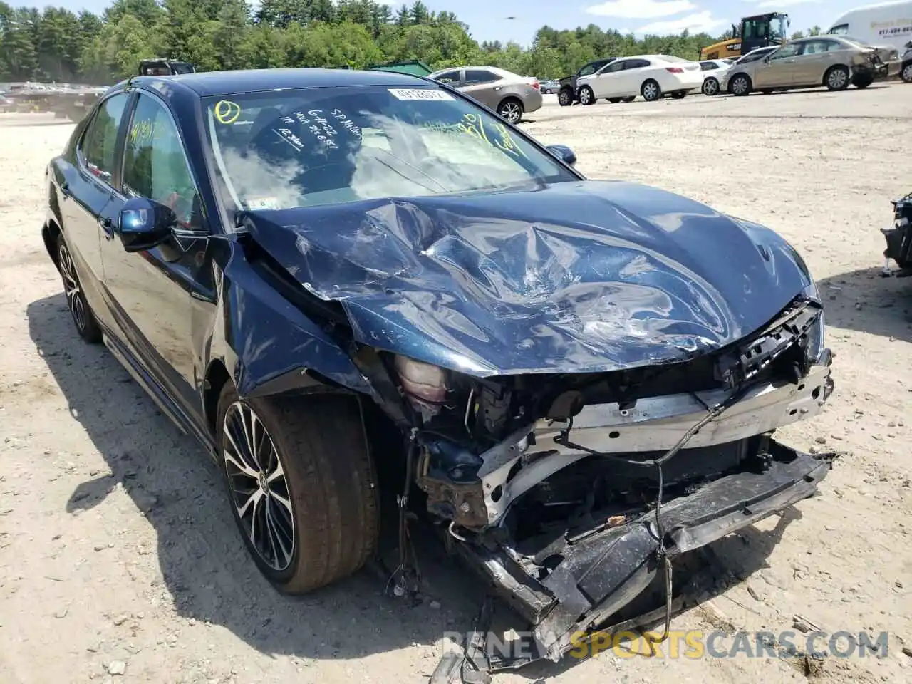 1 Photograph of a damaged car 4T1B11HK8KU275298 TOYOTA CAMRY 2019