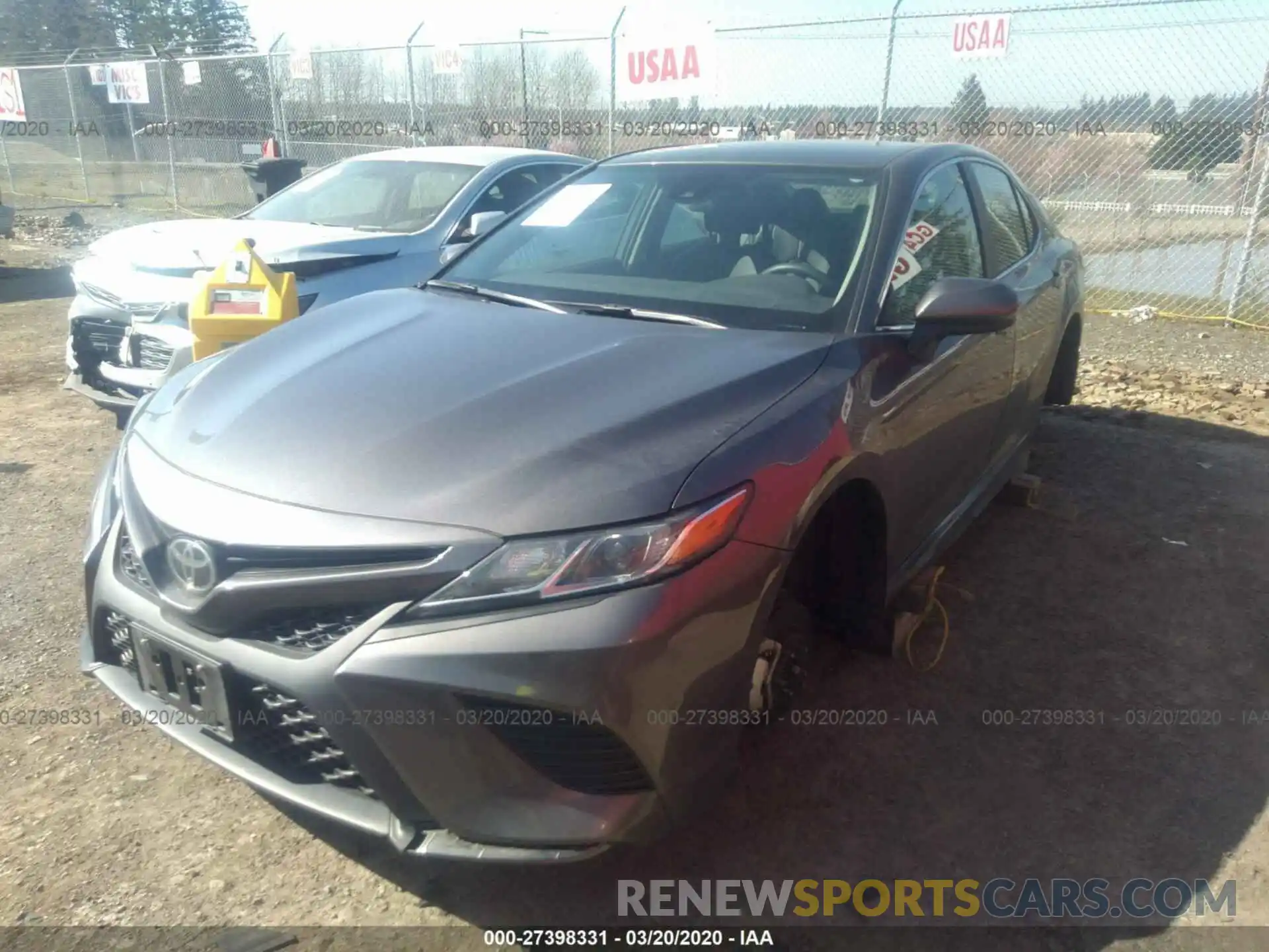 2 Photograph of a damaged car 4T1B11HK8KU283241 TOYOTA CAMRY 2019