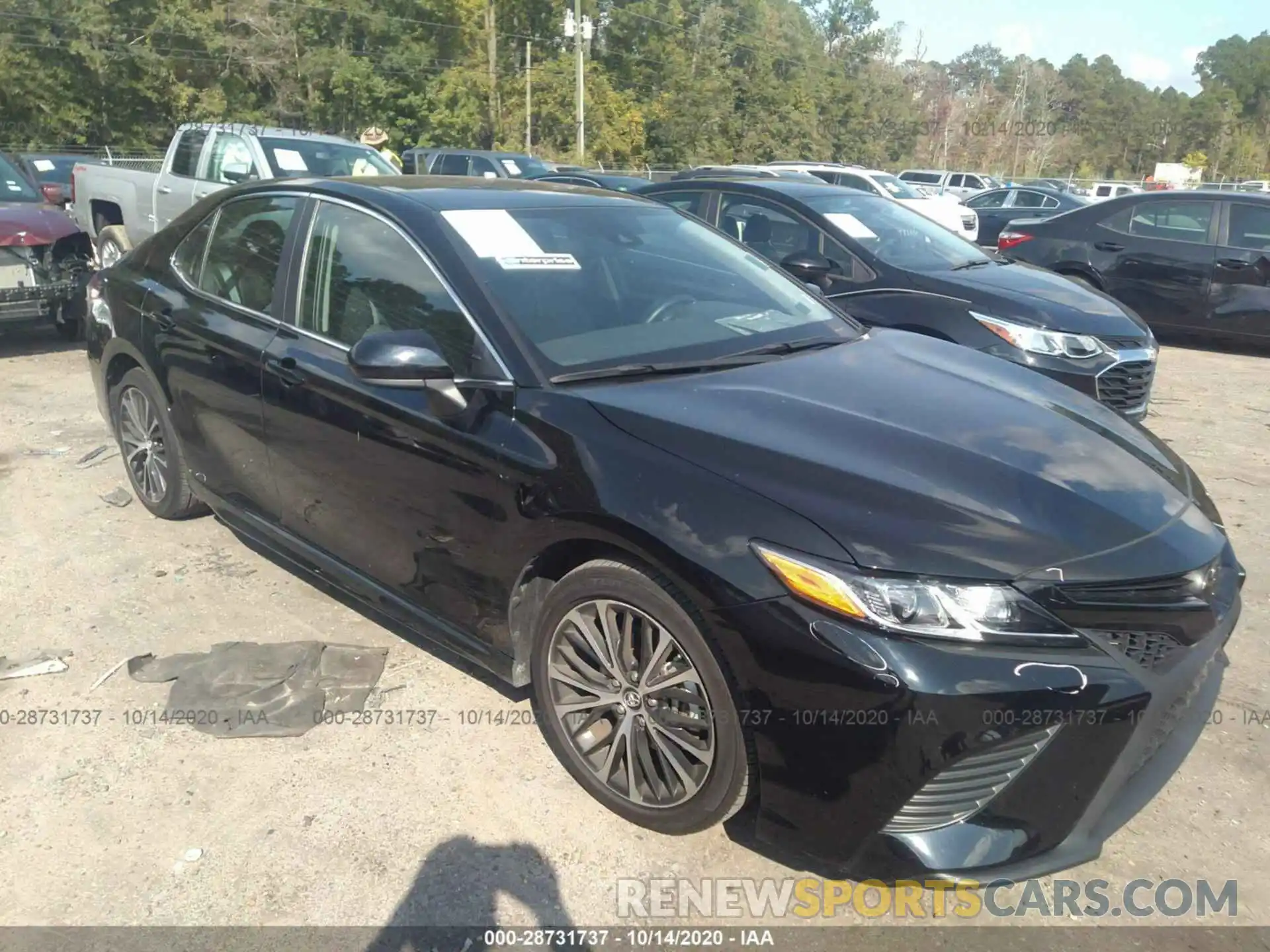 1 Photograph of a damaged car 4T1B11HK8KU283367 TOYOTA CAMRY 2019