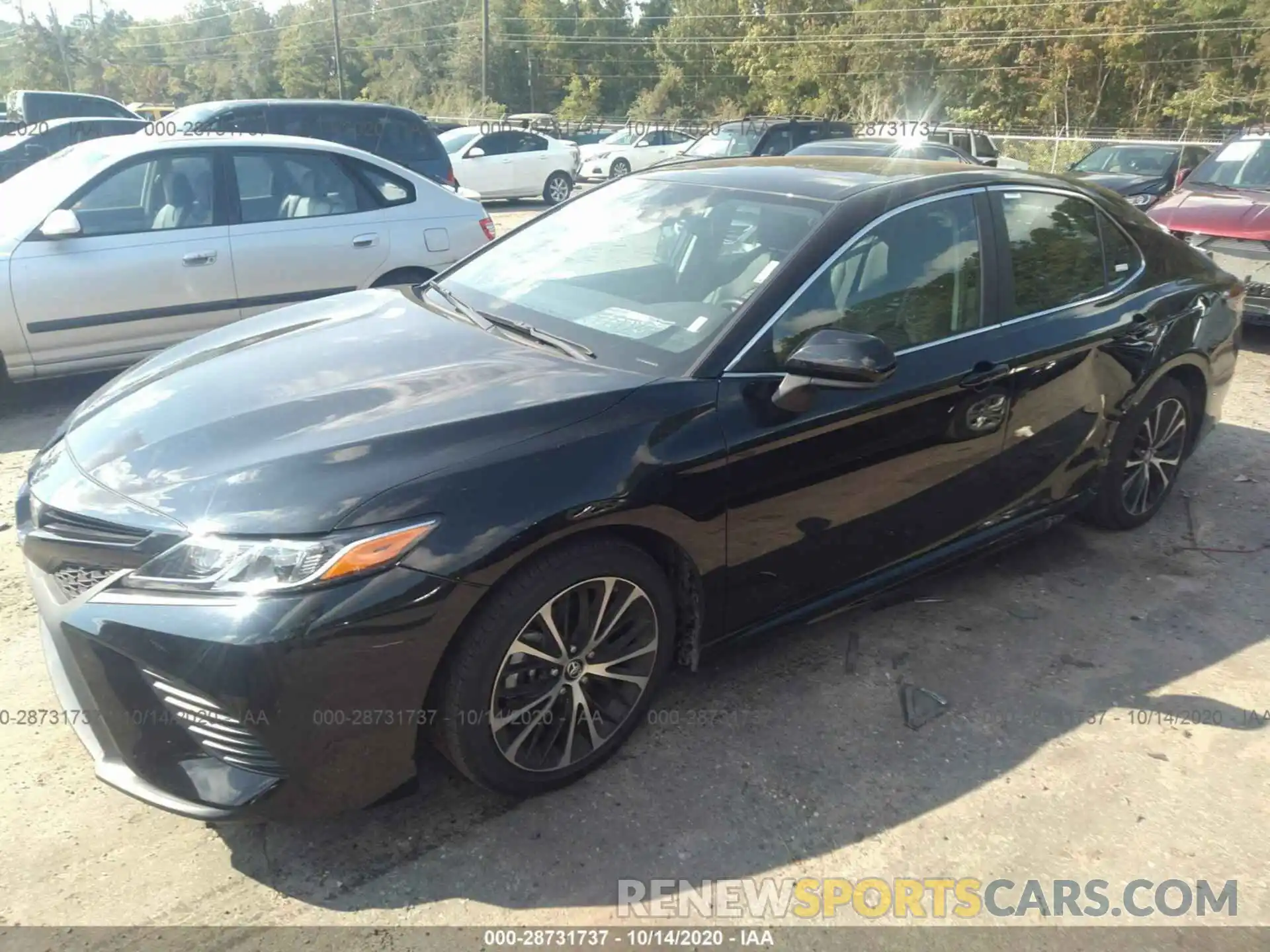 2 Photograph of a damaged car 4T1B11HK8KU283367 TOYOTA CAMRY 2019