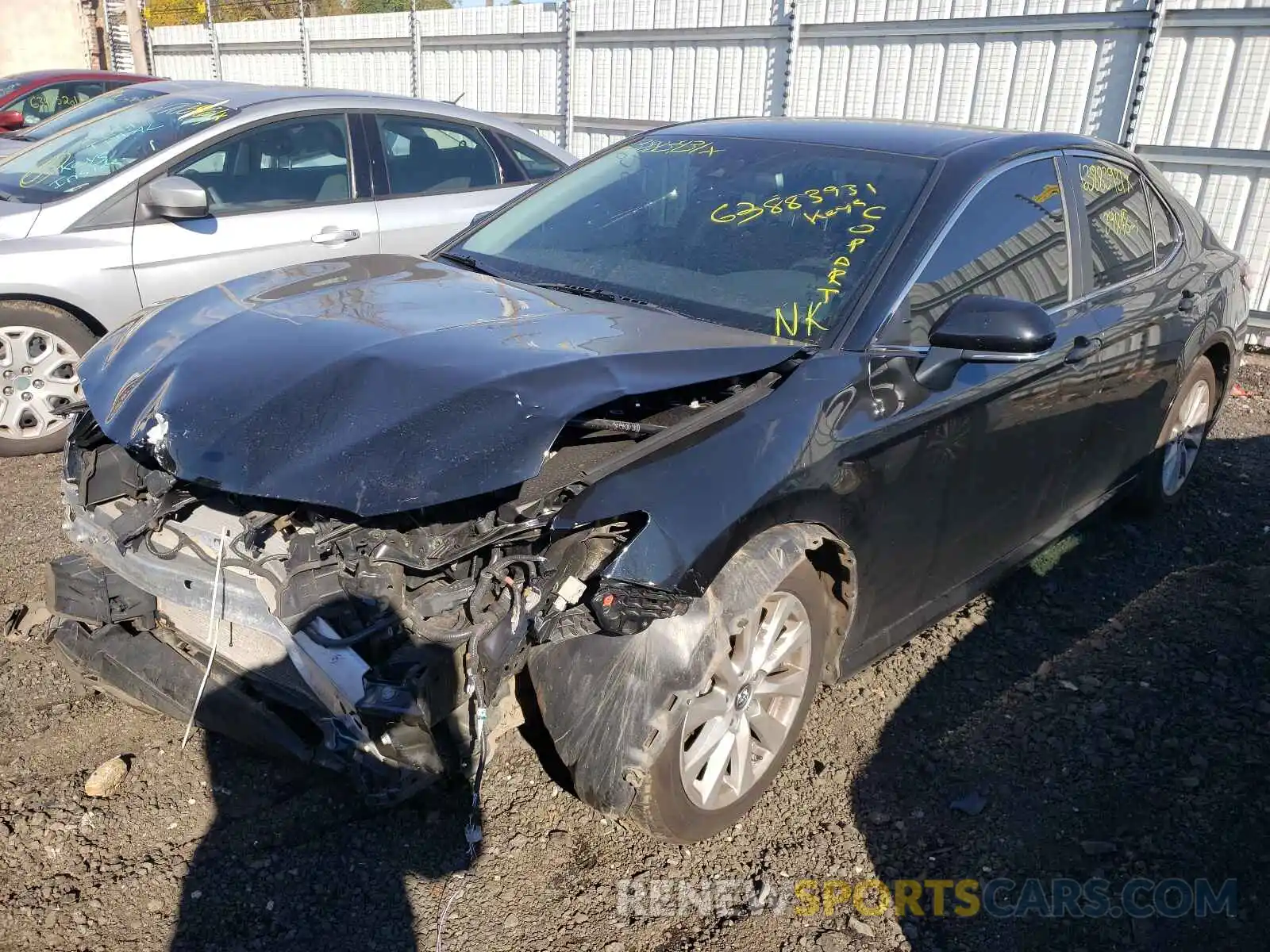 2 Photograph of a damaged car 4T1B11HK8KU679623 TOYOTA CAMRY 2019