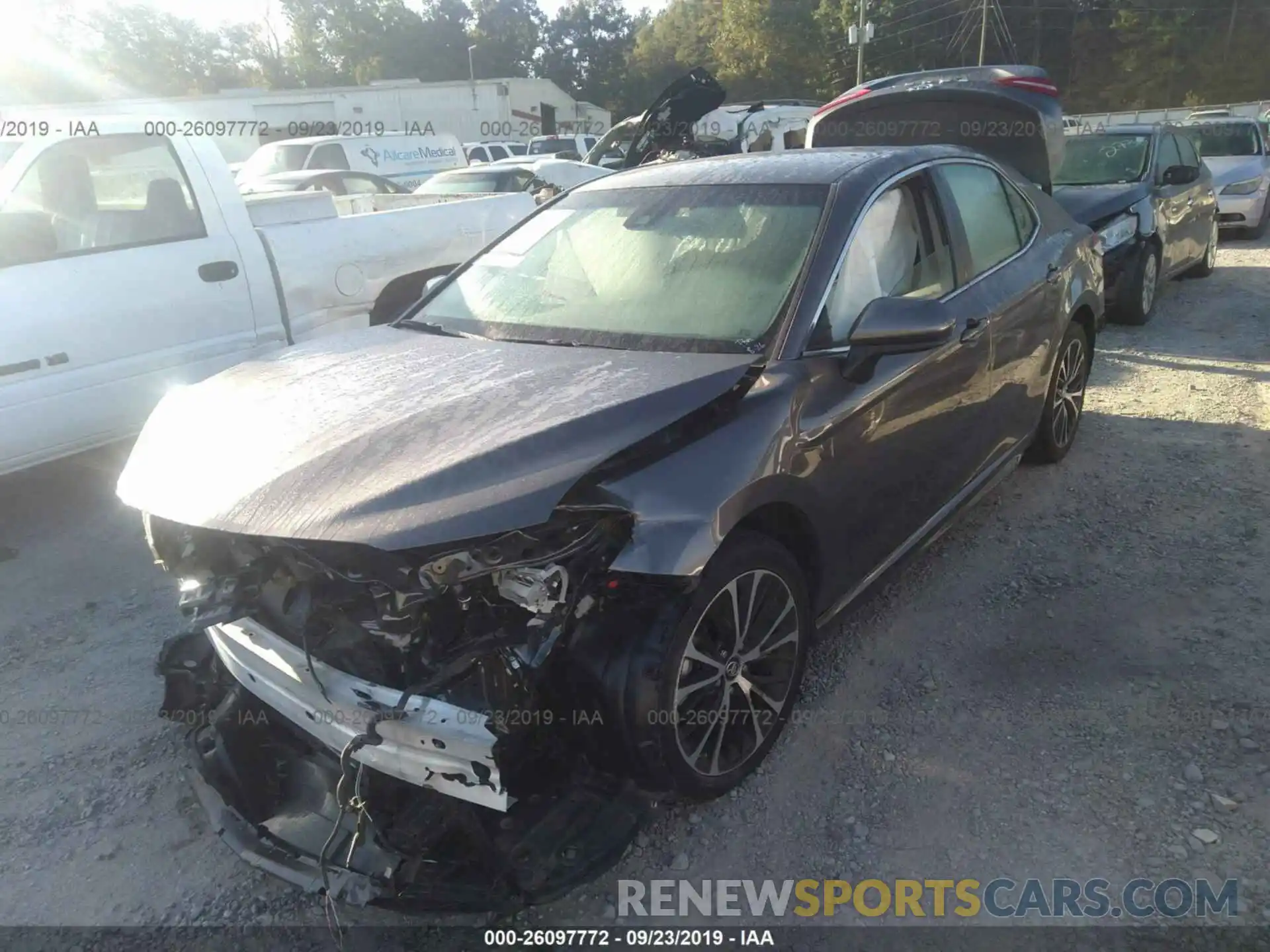 2 Photograph of a damaged car 4T1B11HK8KU681498 TOYOTA CAMRY 2019