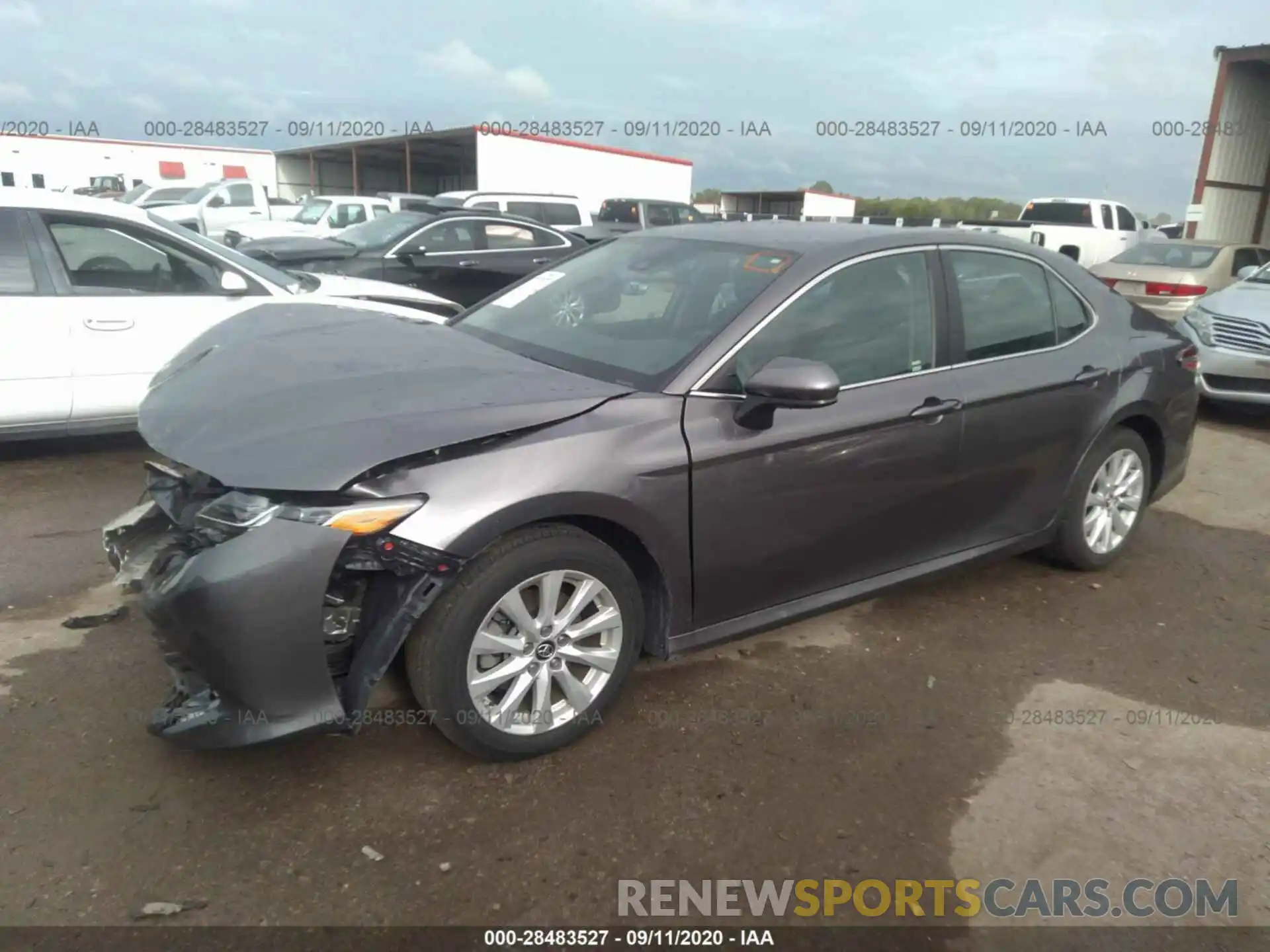 2 Photograph of a damaged car 4T1B11HK8KU681923 TOYOTA CAMRY 2019