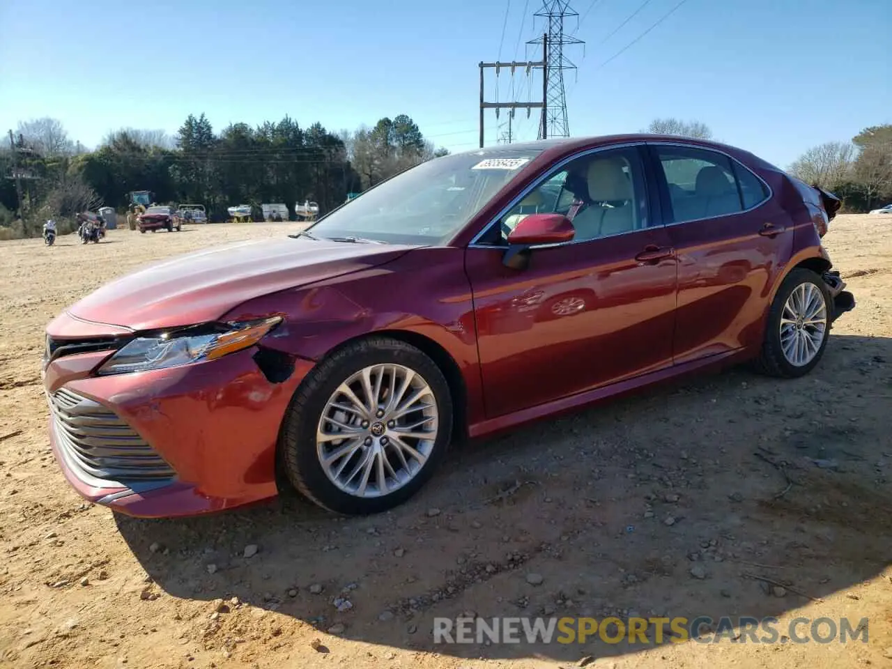 1 Photograph of a damaged car 4T1B11HK8KU686104 TOYOTA CAMRY 2019