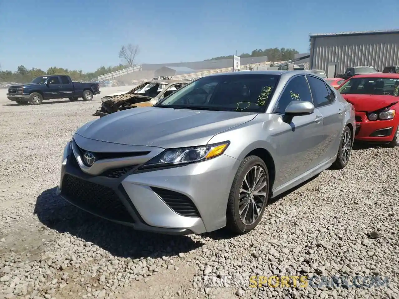 2 Photograph of a damaged car 4T1B11HK8KU687141 TOYOTA CAMRY 2019