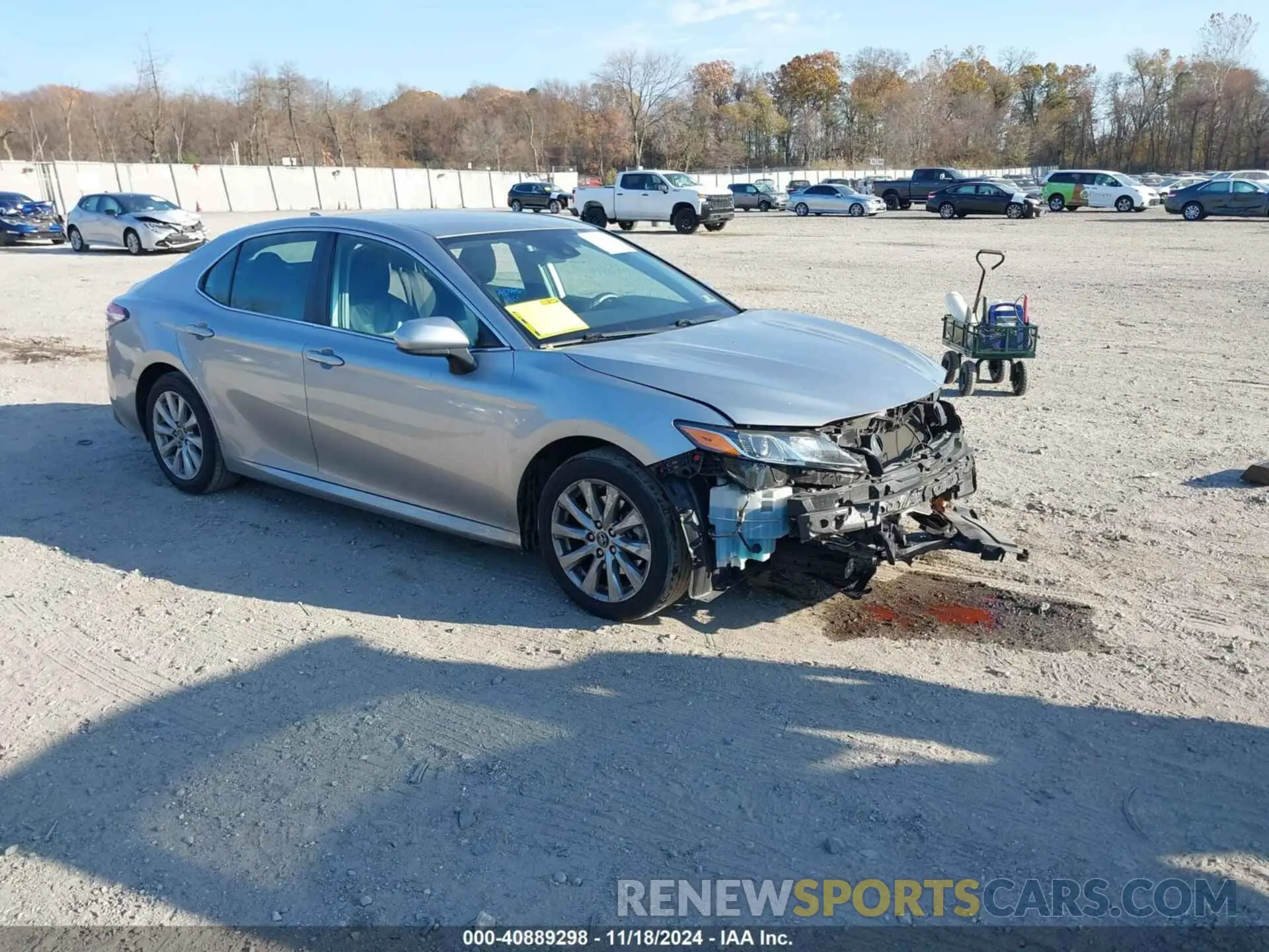 1 Photograph of a damaged car 4T1B11HK8KU693893 TOYOTA CAMRY 2019