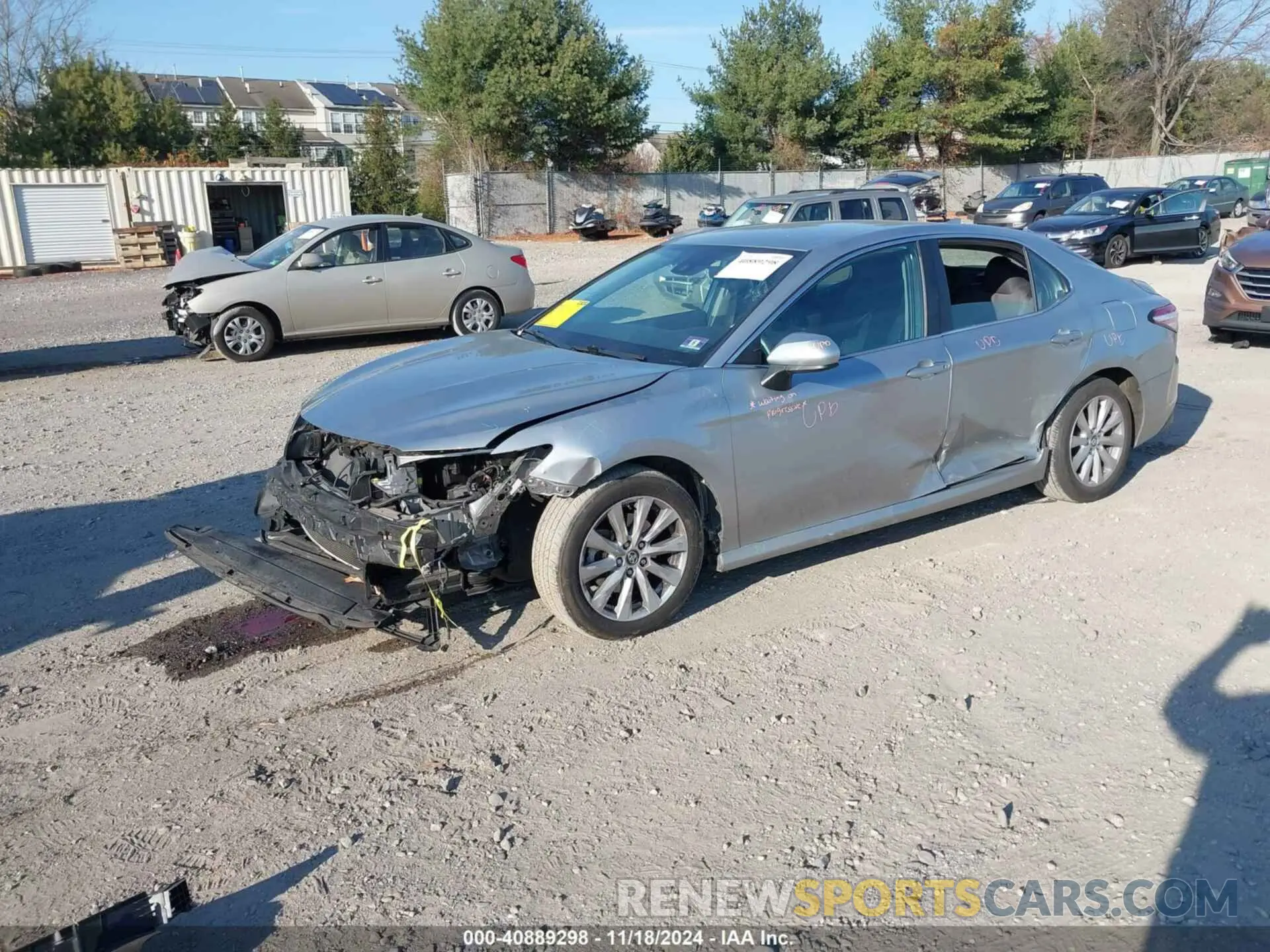2 Photograph of a damaged car 4T1B11HK8KU693893 TOYOTA CAMRY 2019