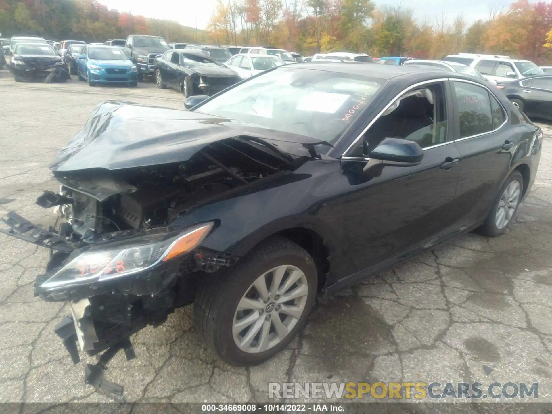 2 Photograph of a damaged car 4T1B11HK8KU695711 TOYOTA CAMRY 2019