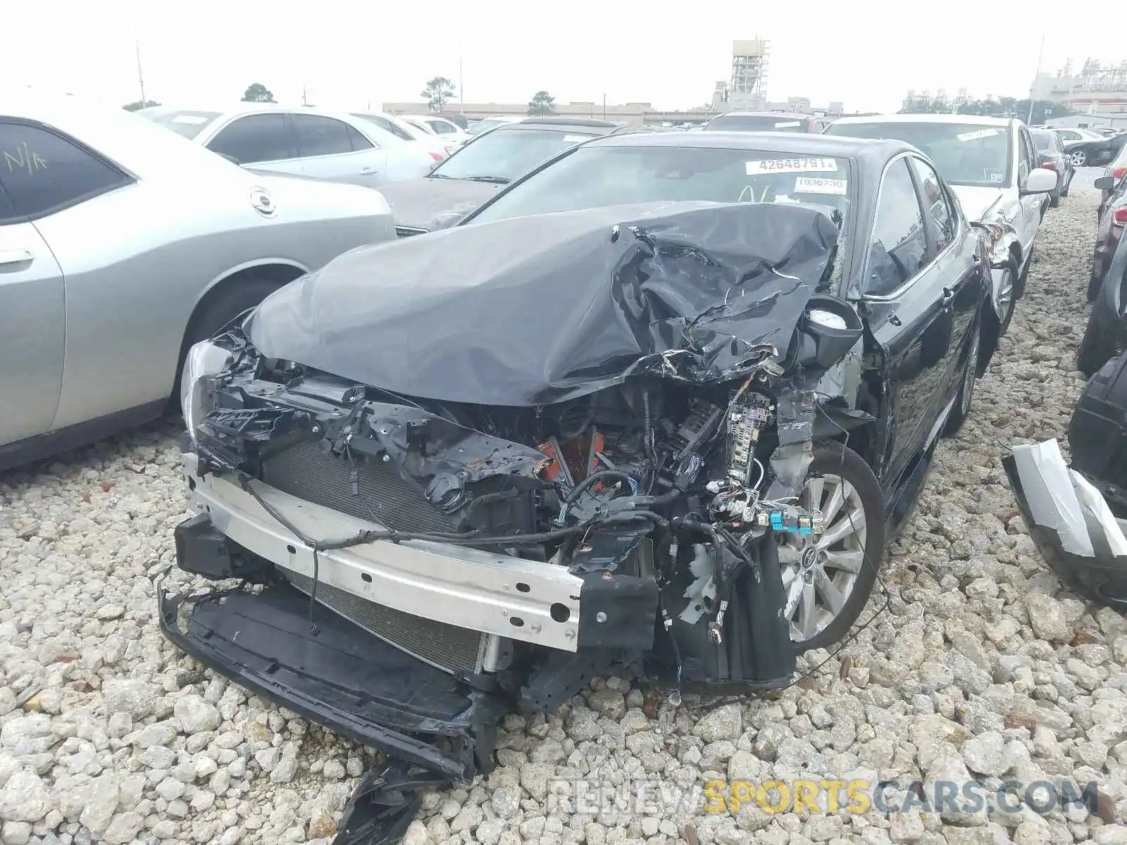 2 Photograph of a damaged car 4T1B11HK8KU696227 TOYOTA CAMRY 2019