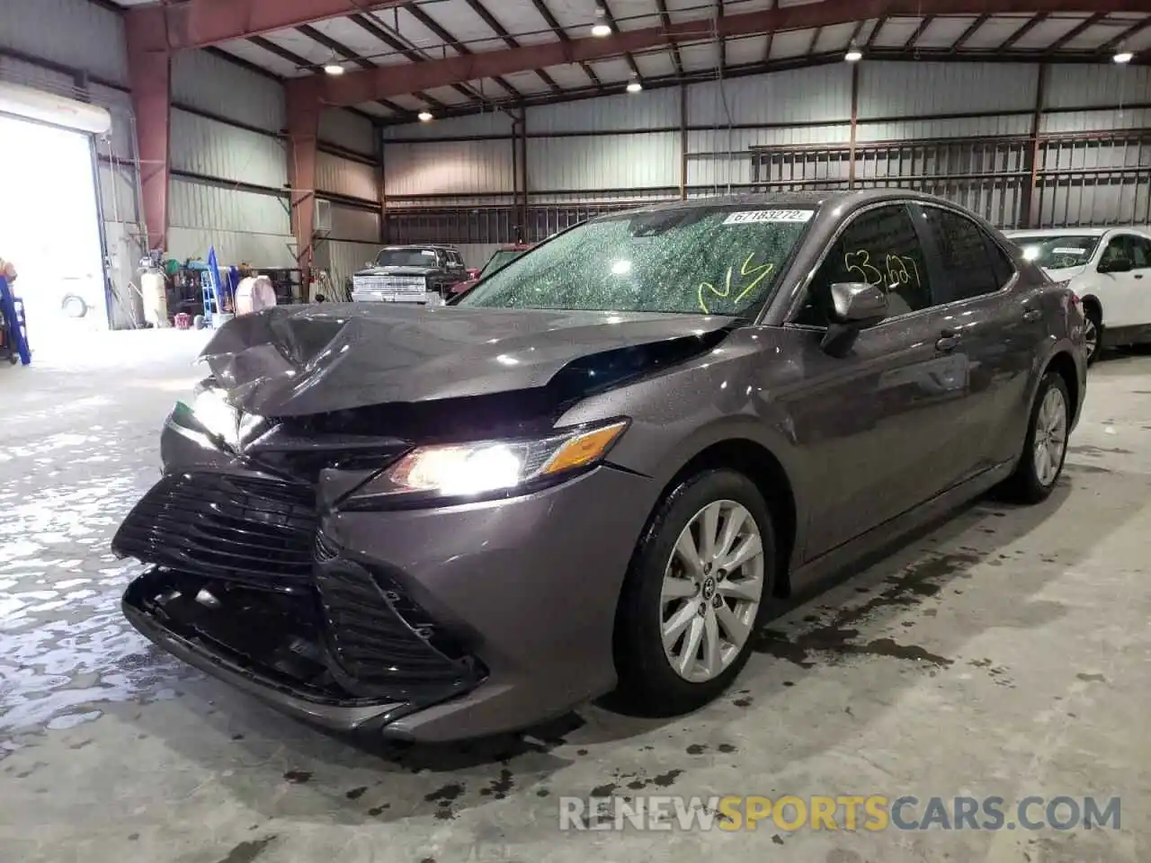 2 Photograph of a damaged car 4T1B11HK8KU699452 TOYOTA CAMRY 2019