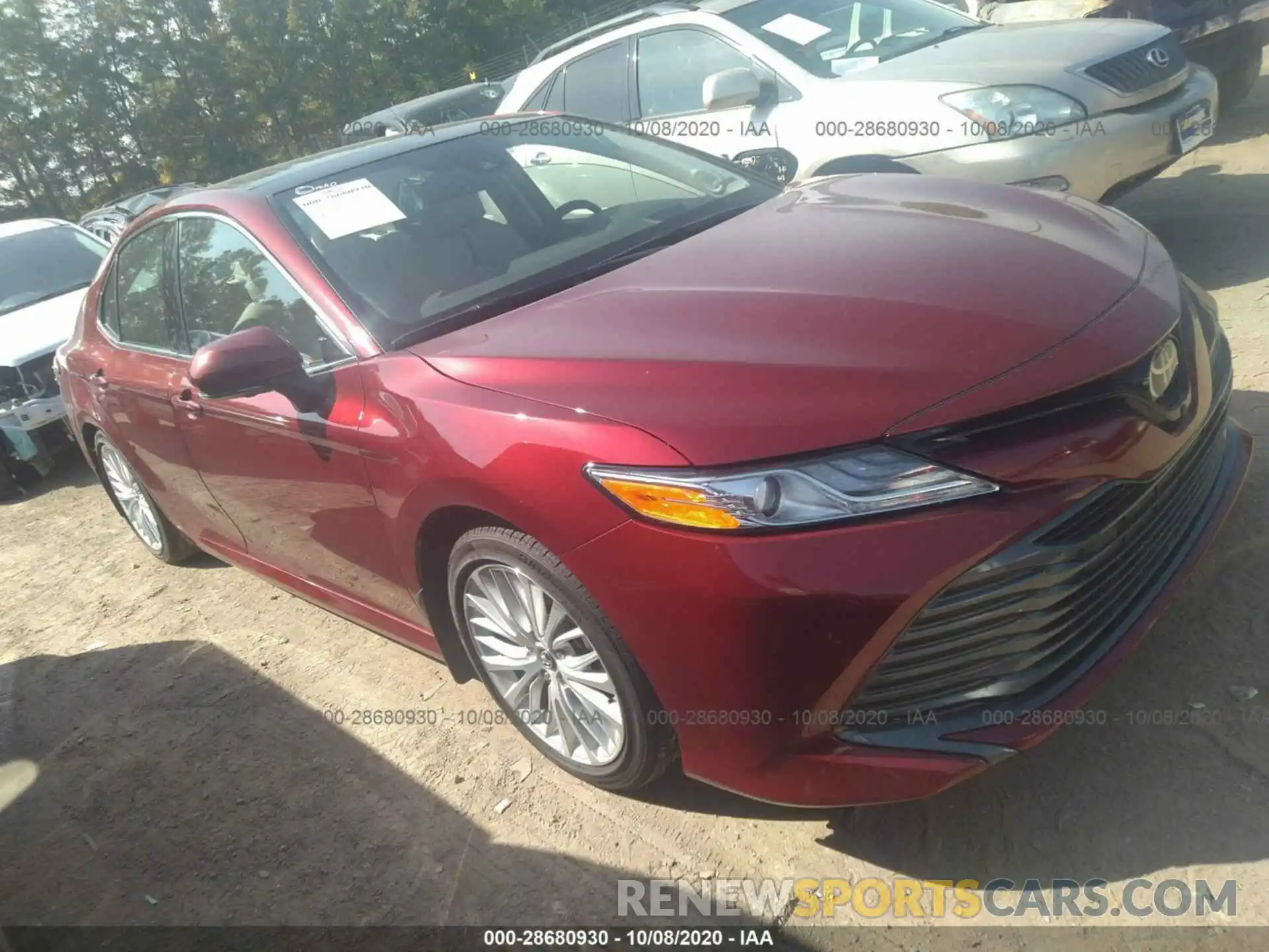 1 Photograph of a damaged car 4T1B11HK8KU704987 TOYOTA CAMRY 2019