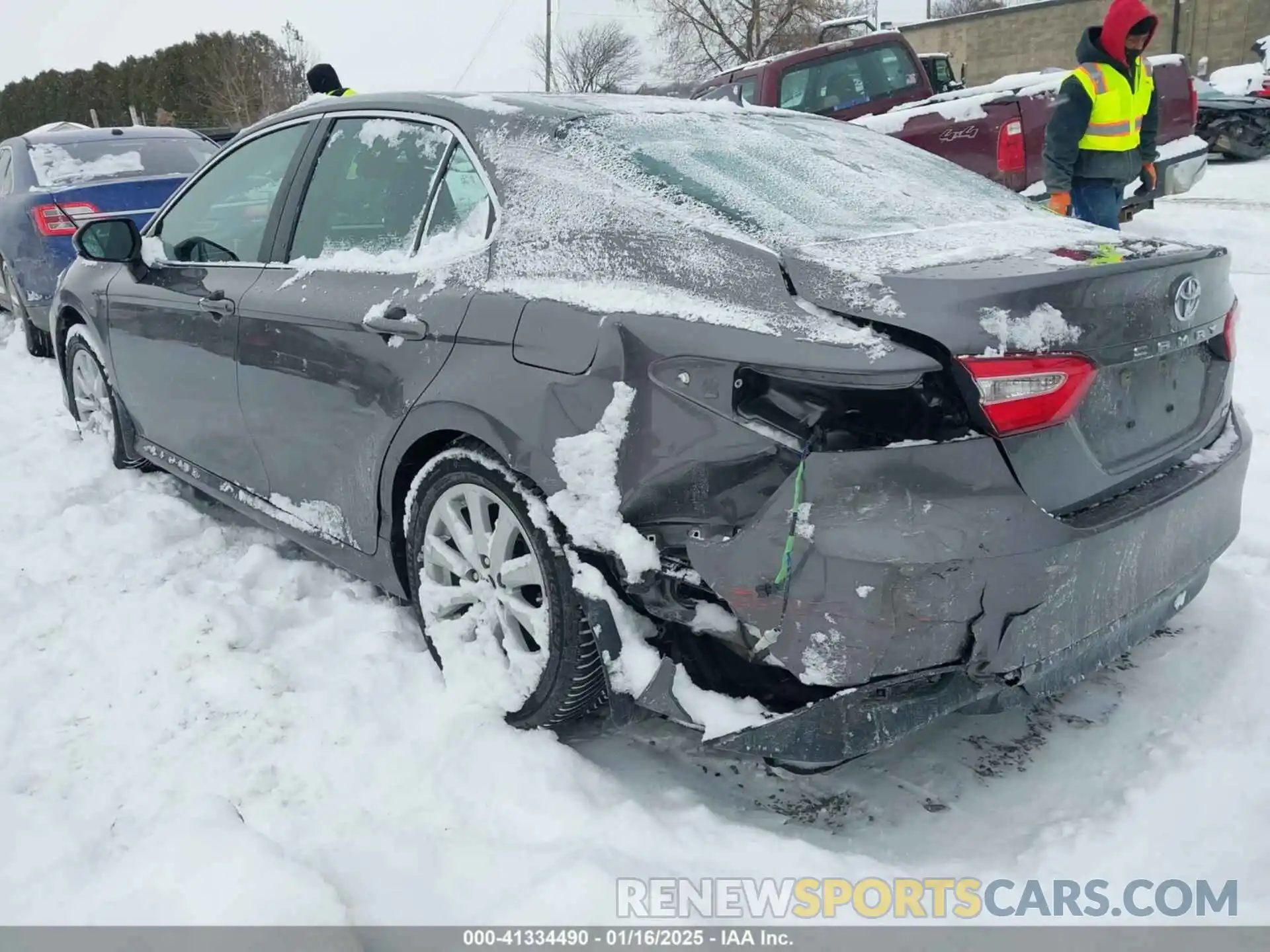 3 Photograph of a damaged car 4T1B11HK8KU706285 TOYOTA CAMRY 2019