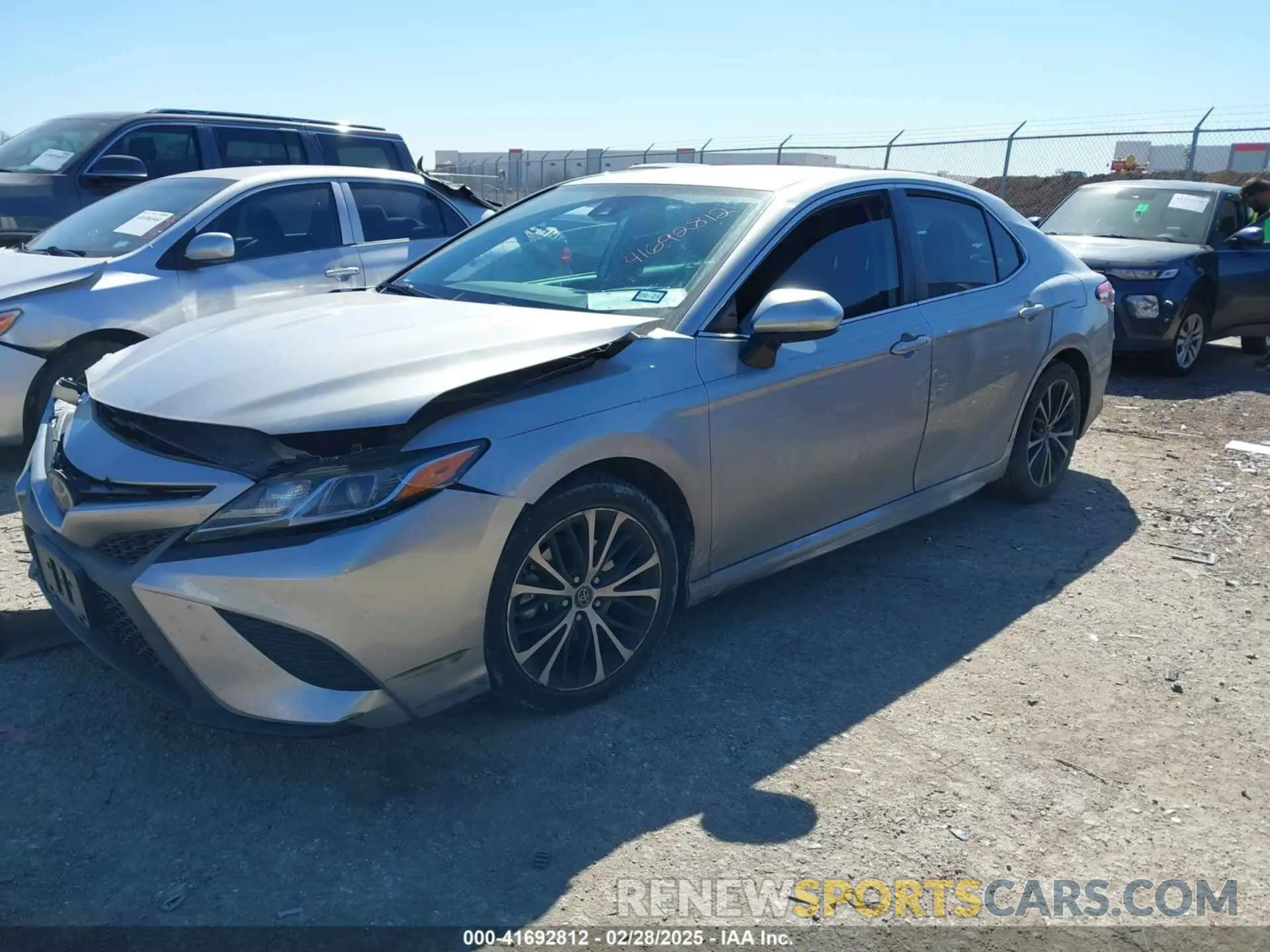 2 Photograph of a damaged car 4T1B11HK8KU707419 TOYOTA CAMRY 2019