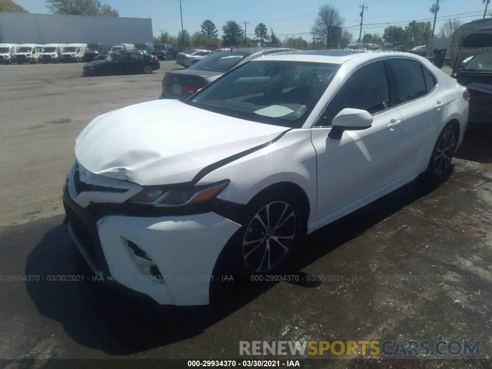 2 Photograph of a damaged car 4T1B11HK8KU709302 TOYOTA CAMRY 2019