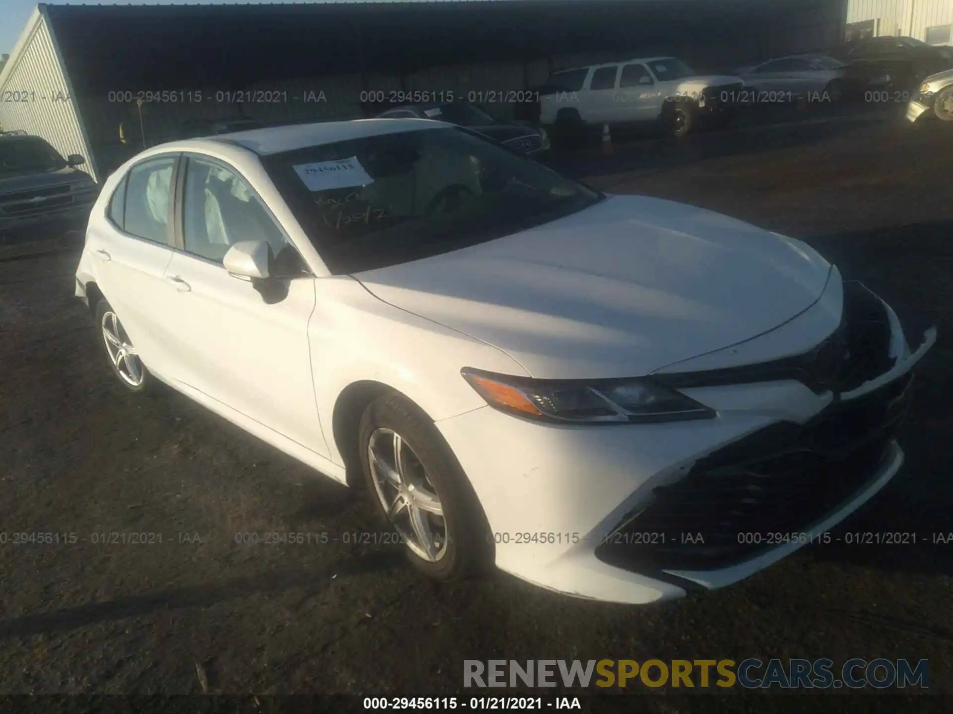 1 Photograph of a damaged car 4T1B11HK8KU711289 TOYOTA CAMRY 2019