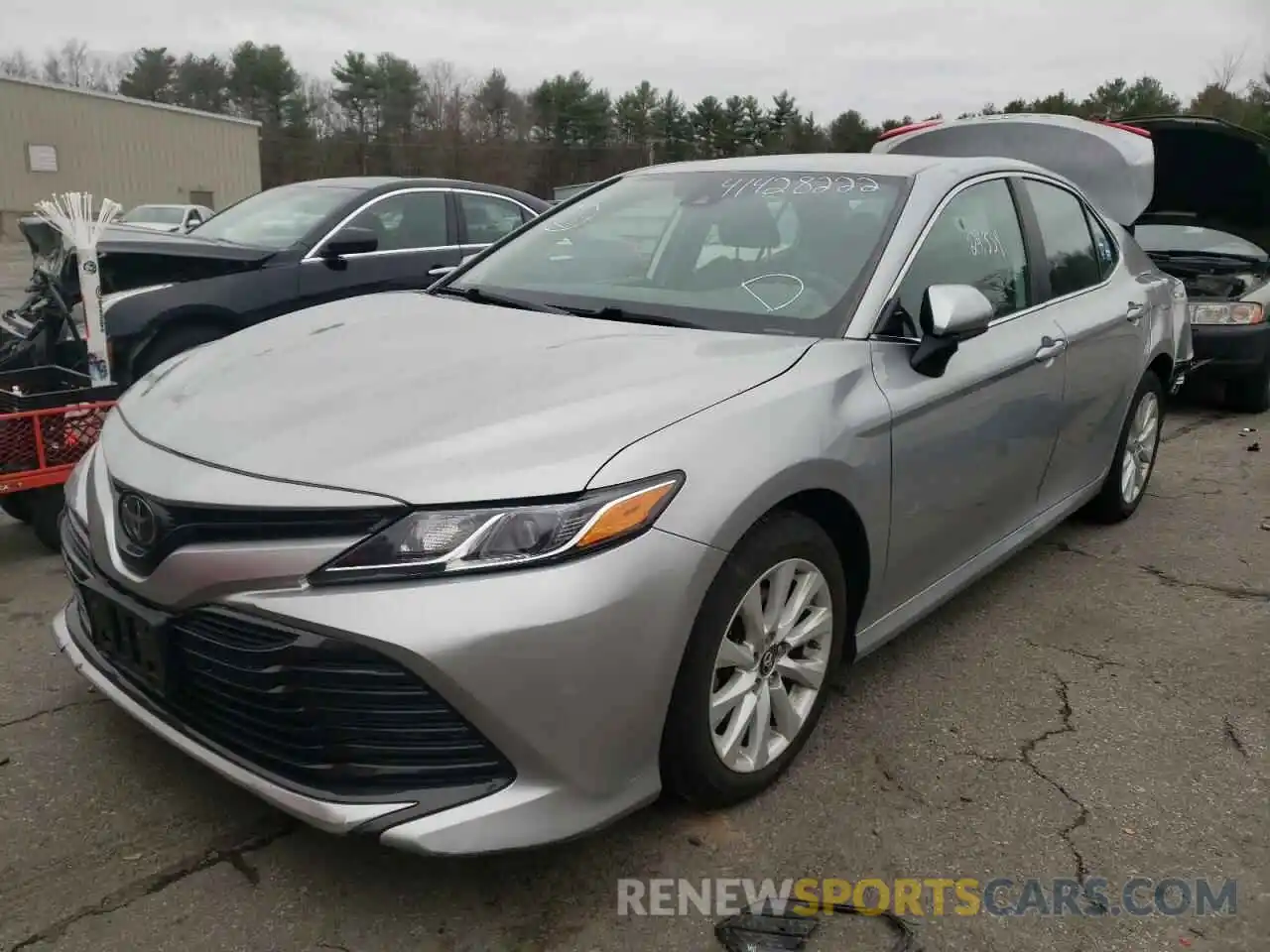 2 Photograph of a damaged car 4T1B11HK8KU712121 TOYOTA CAMRY 2019