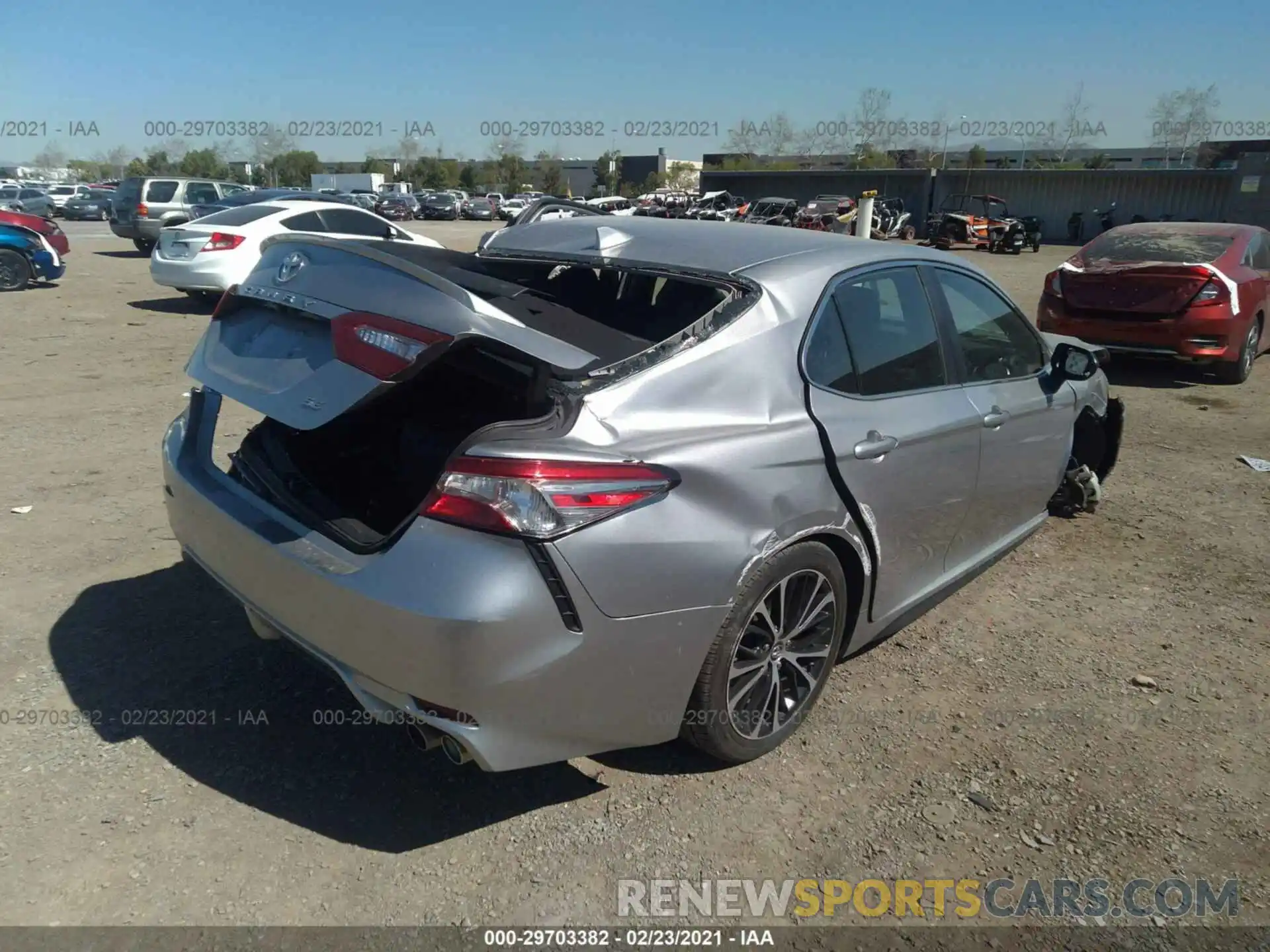 4 Photograph of a damaged car 4T1B11HK8KU713382 TOYOTA CAMRY 2019